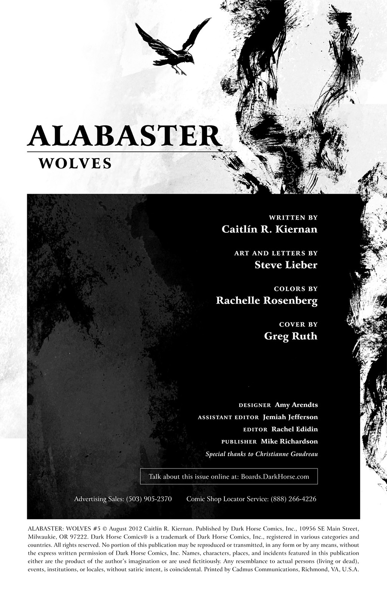 Read online Alabaster: Wolves comic -  Issue #5 - 2