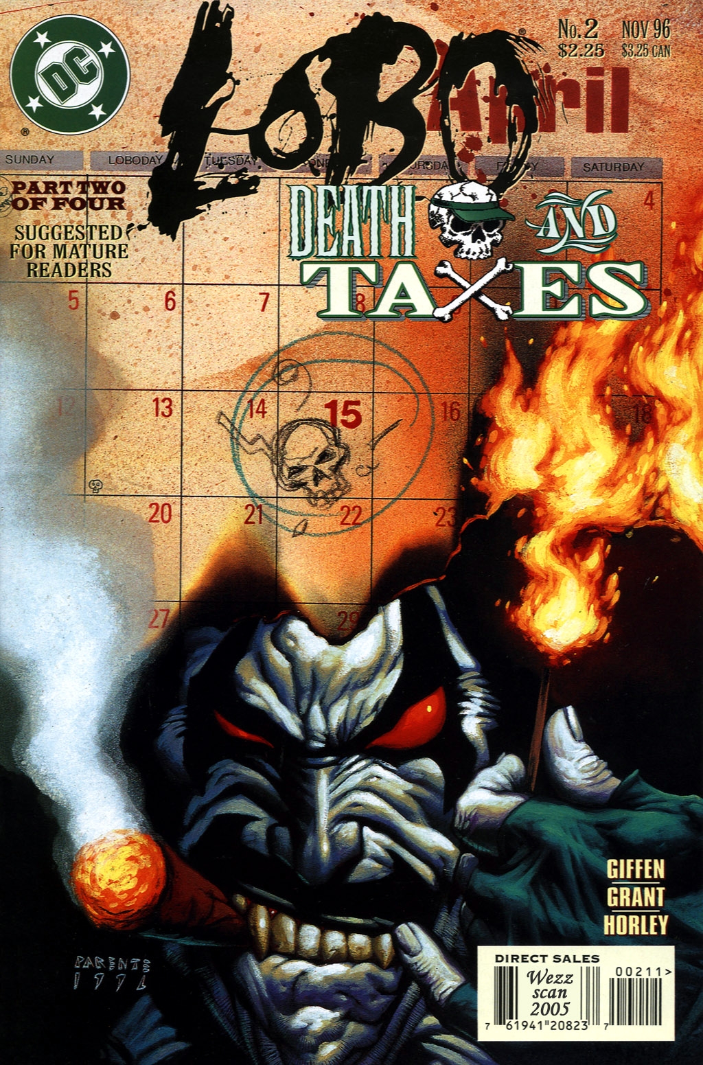 Read online Lobo: Death and Taxes comic -  Issue #2 - 1