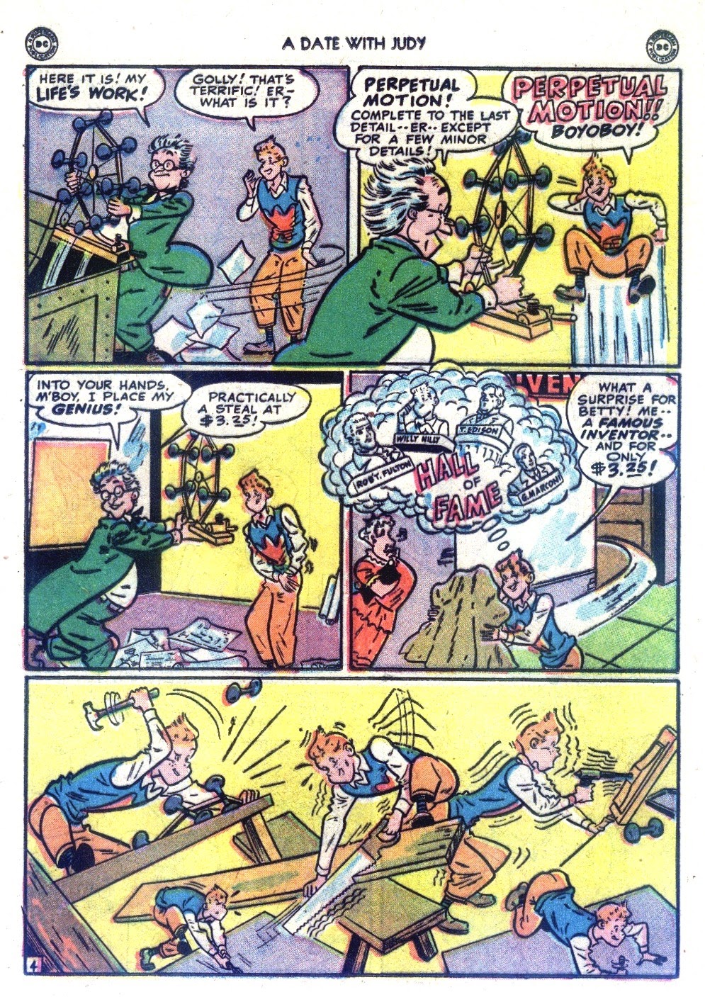 Read online A Date with Judy comic -  Issue #8 - 36