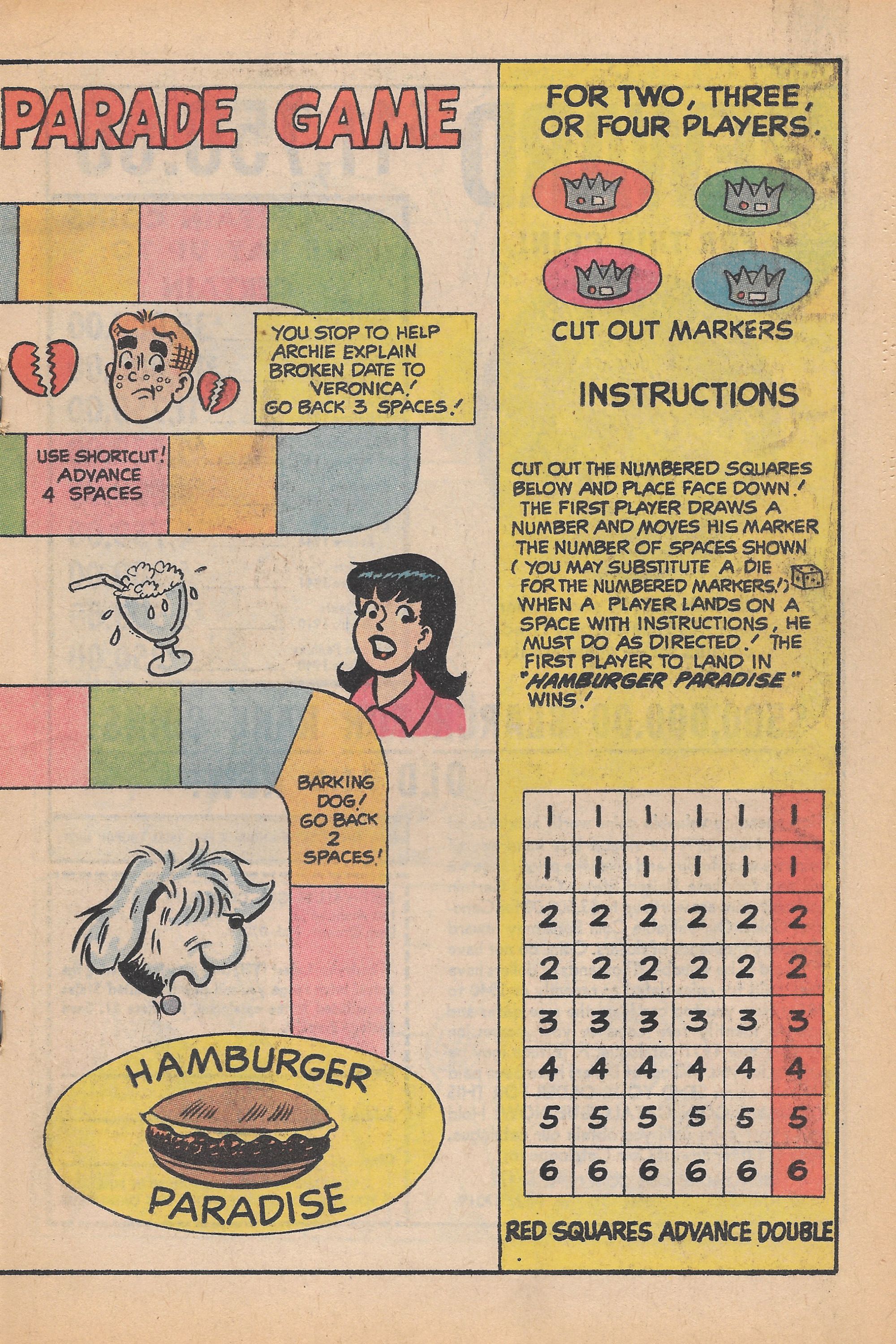 Read online Jughead's Jokes comic -  Issue #25 - 27