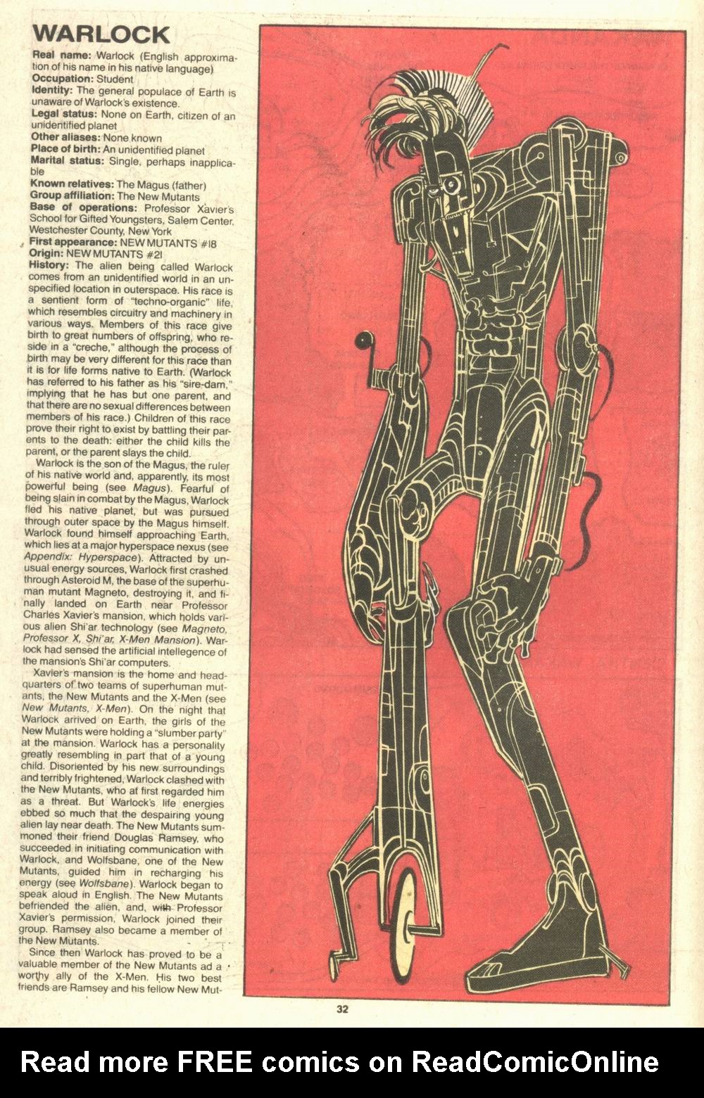 Read online The Official Handbook of the Marvel Universe Deluxe Edition comic -  Issue #14 - 34