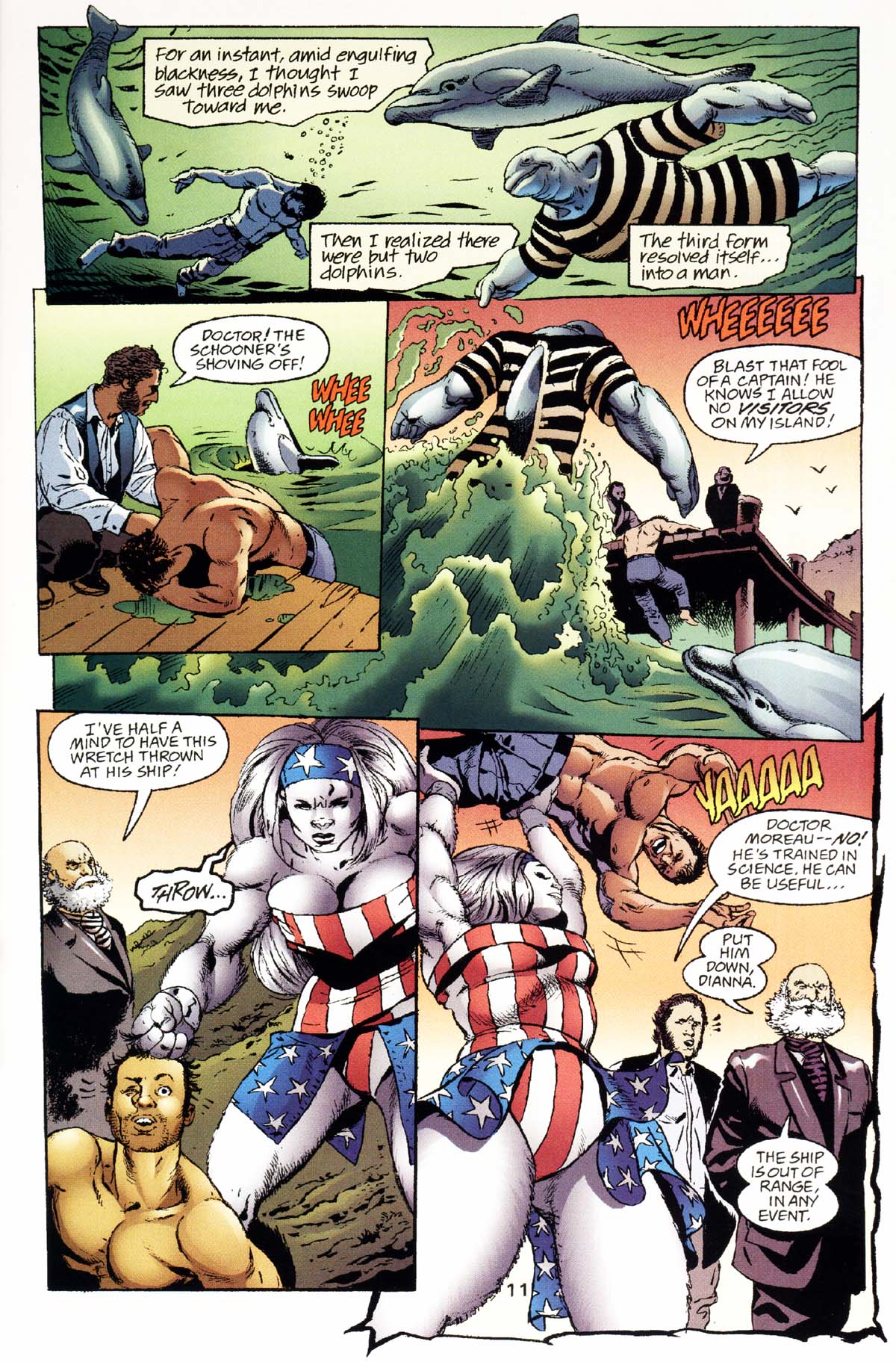 Read online JLA: The Island of Doctor Moreau comic -  Issue # Full - 13