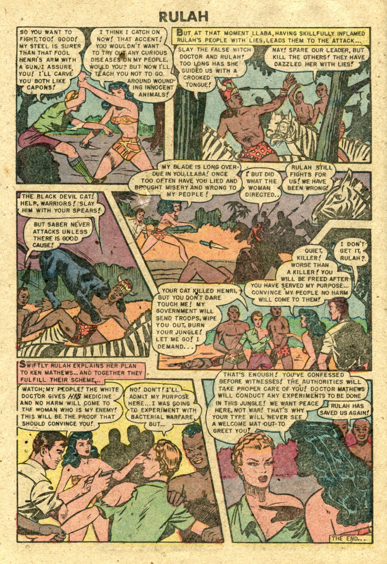 Read online Rulah - Jungle Goddess comic -  Issue #25 - 10