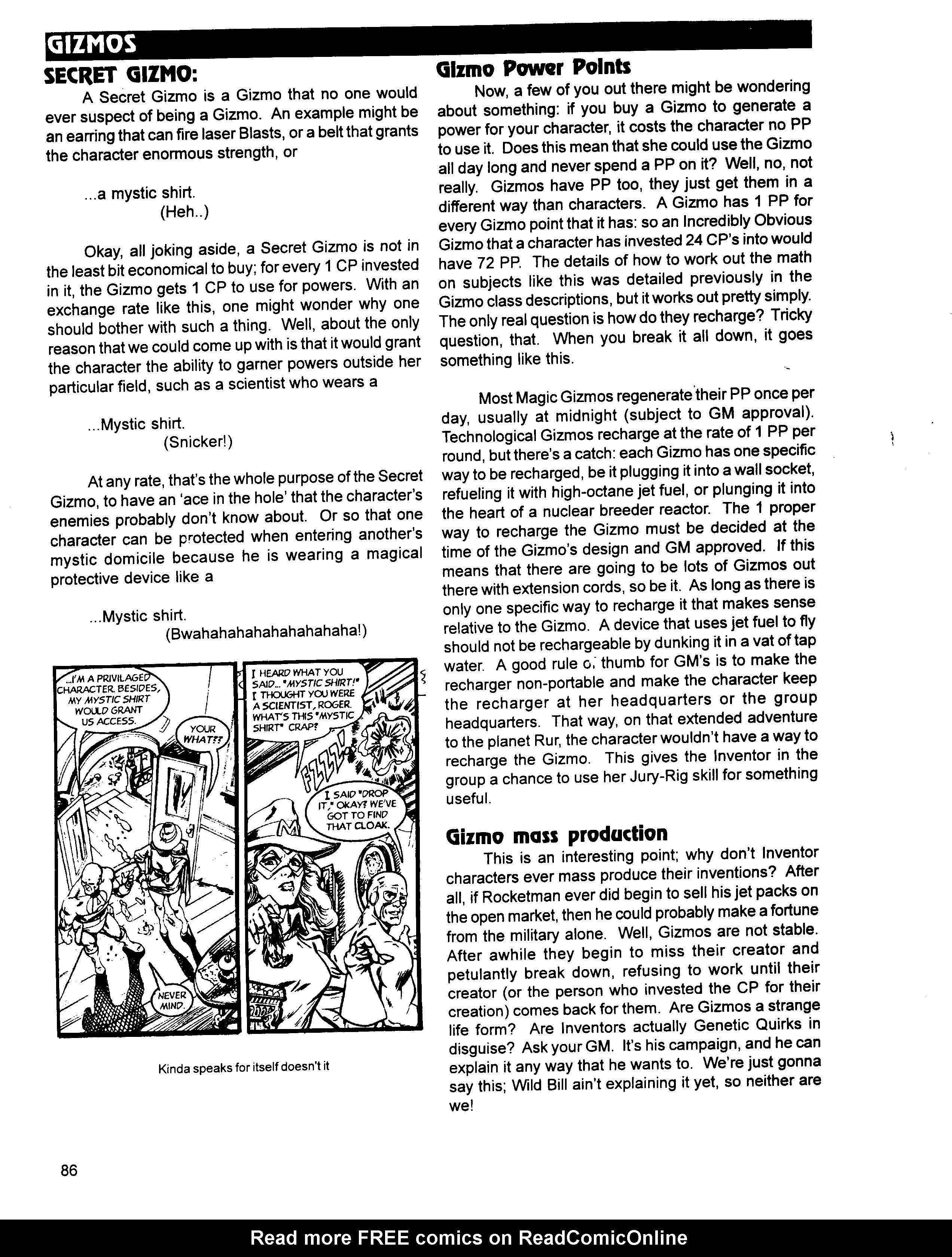 Read online Superbabes: The Femforce Role-Playing Game comic -  Issue # TPB - 88