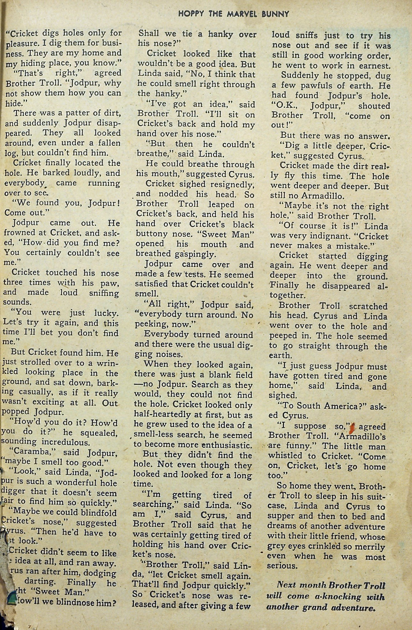 Read online Hoppy The Marvel Bunny comic -  Issue #11 - 34