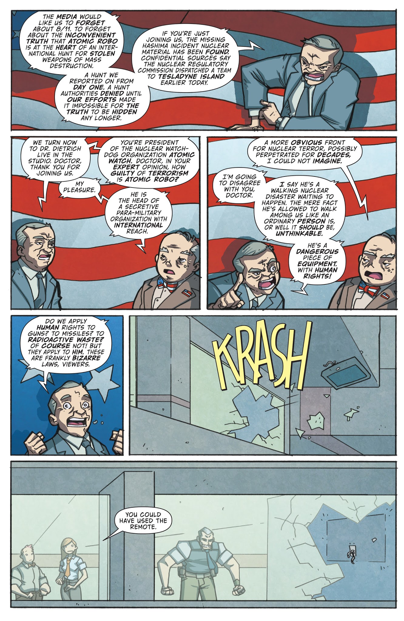 Read online Atomic Robo and the Savage Sword of Dr. Dinosaur comic -  Issue #3 - 2