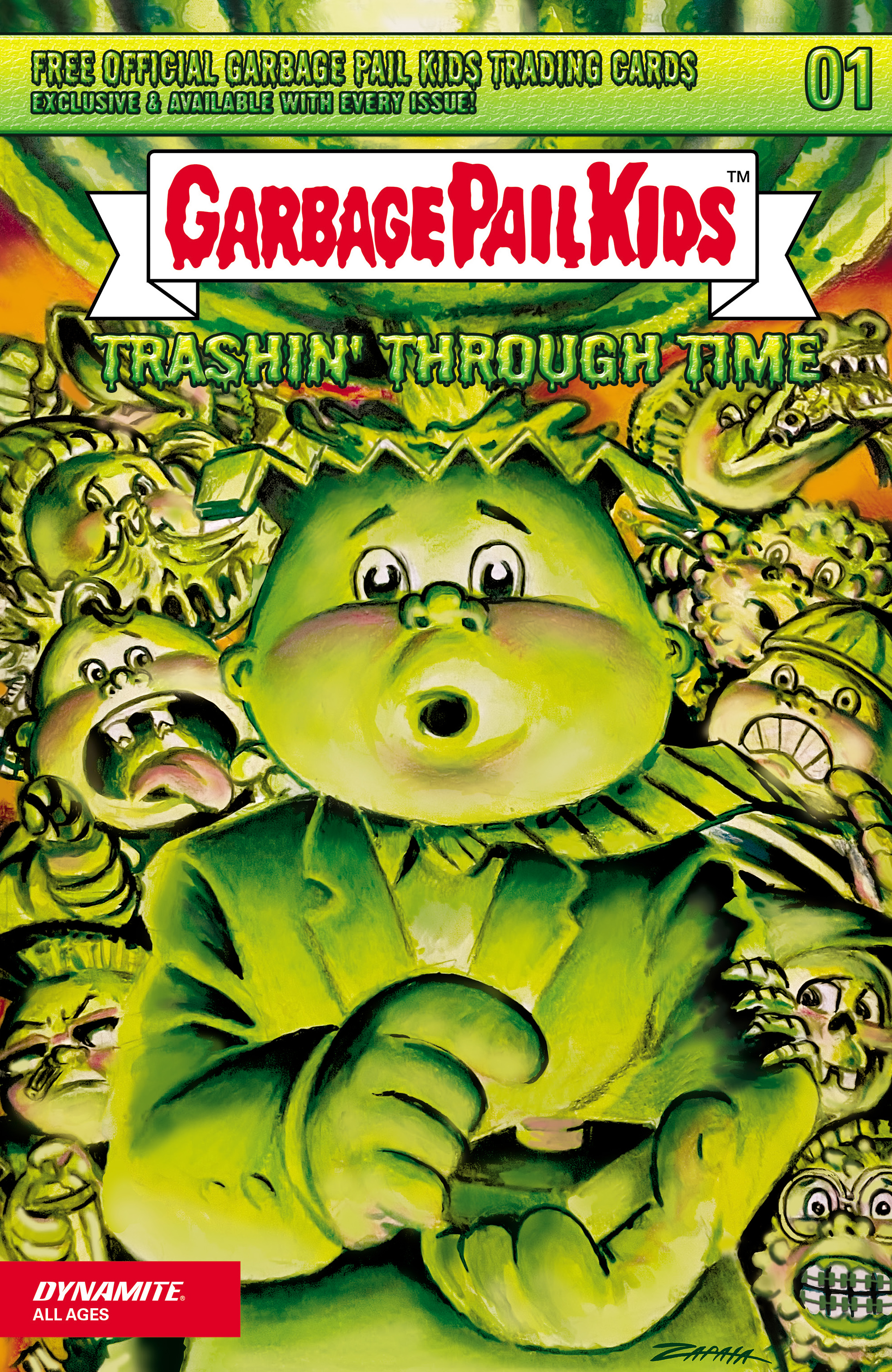 Read online Garbage Pail Kids: Trashin' Through Time comic -  Issue #1 - 2