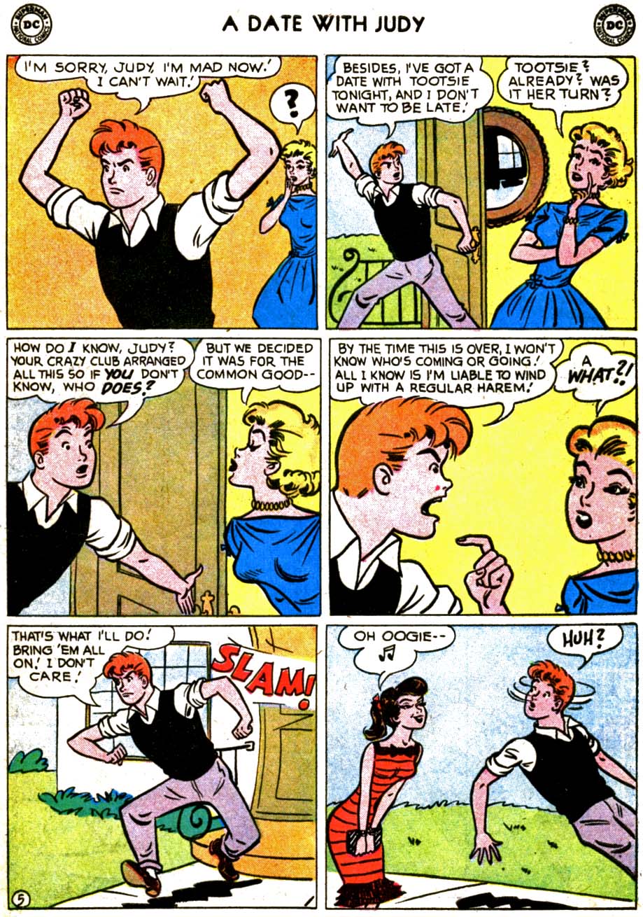 Read online A Date with Judy comic -  Issue #70 - 7