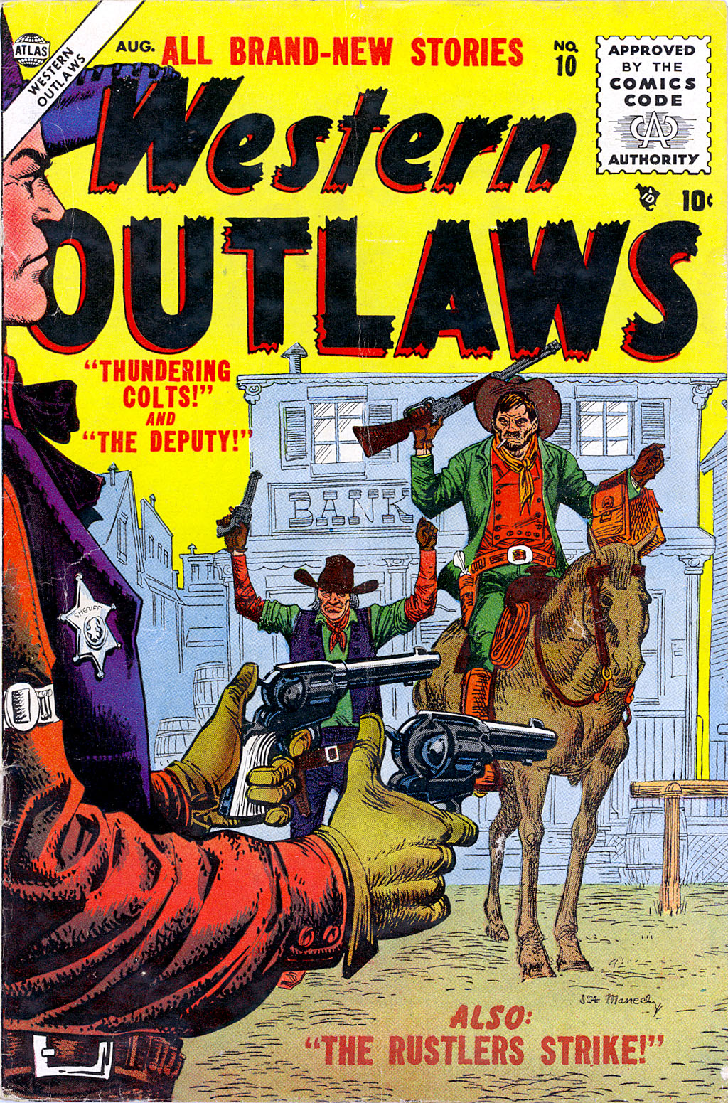 Read online Western Outlaws (1954) comic -  Issue #10 - 1