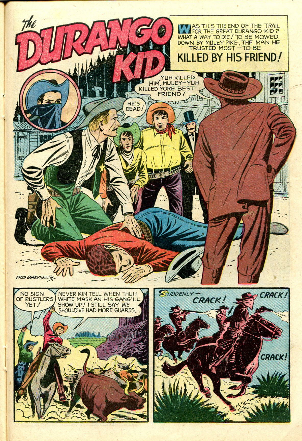 Read online Charles Starrett as The Durango Kid comic -  Issue #32 - 27