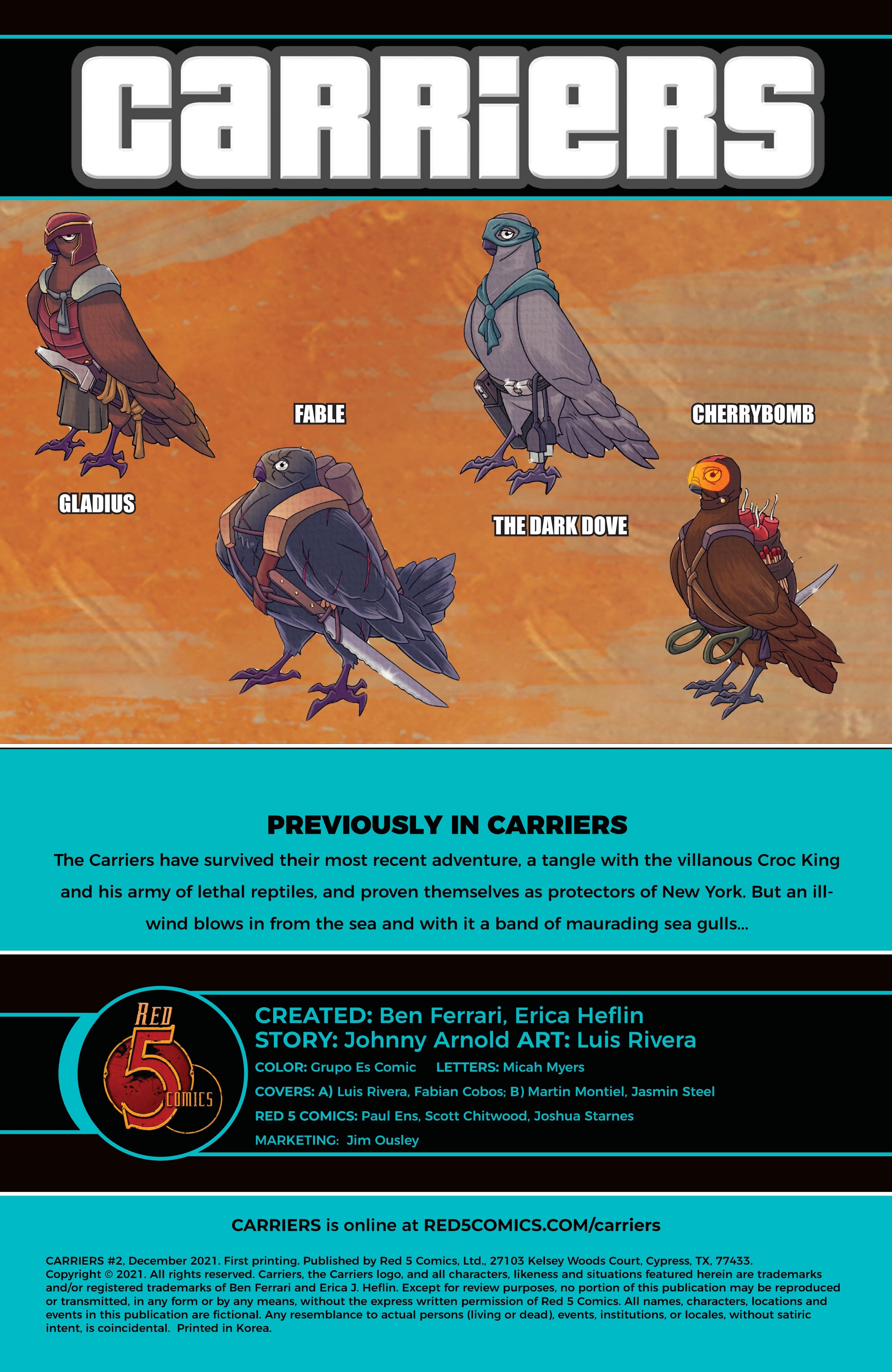 Read online Carriers comic -  Issue #2 - 2