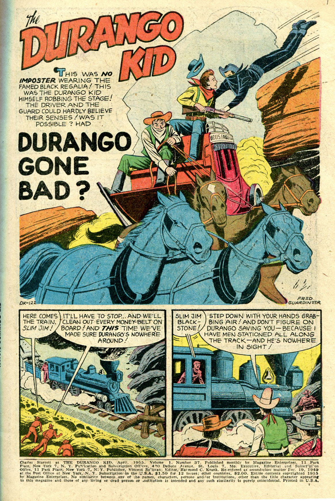 Read online Charles Starrett as The Durango Kid comic -  Issue #37 - 3