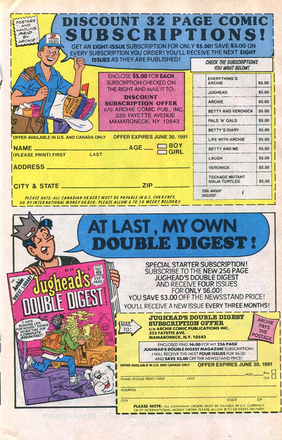 Read online Jughead's Diner comic -  Issue #6 - 19