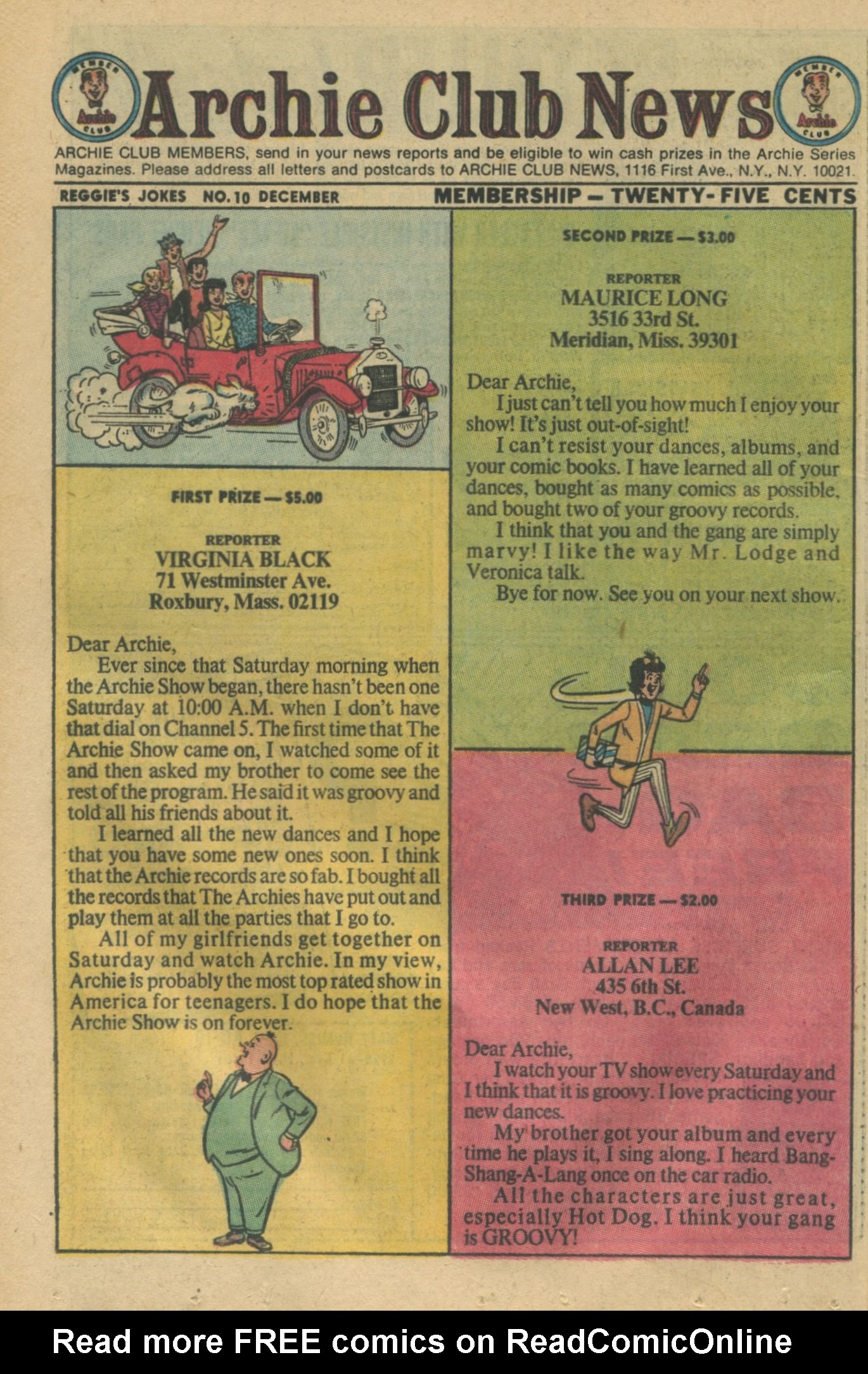 Read online Reggie's Wise Guy Jokes comic -  Issue #10 - 36