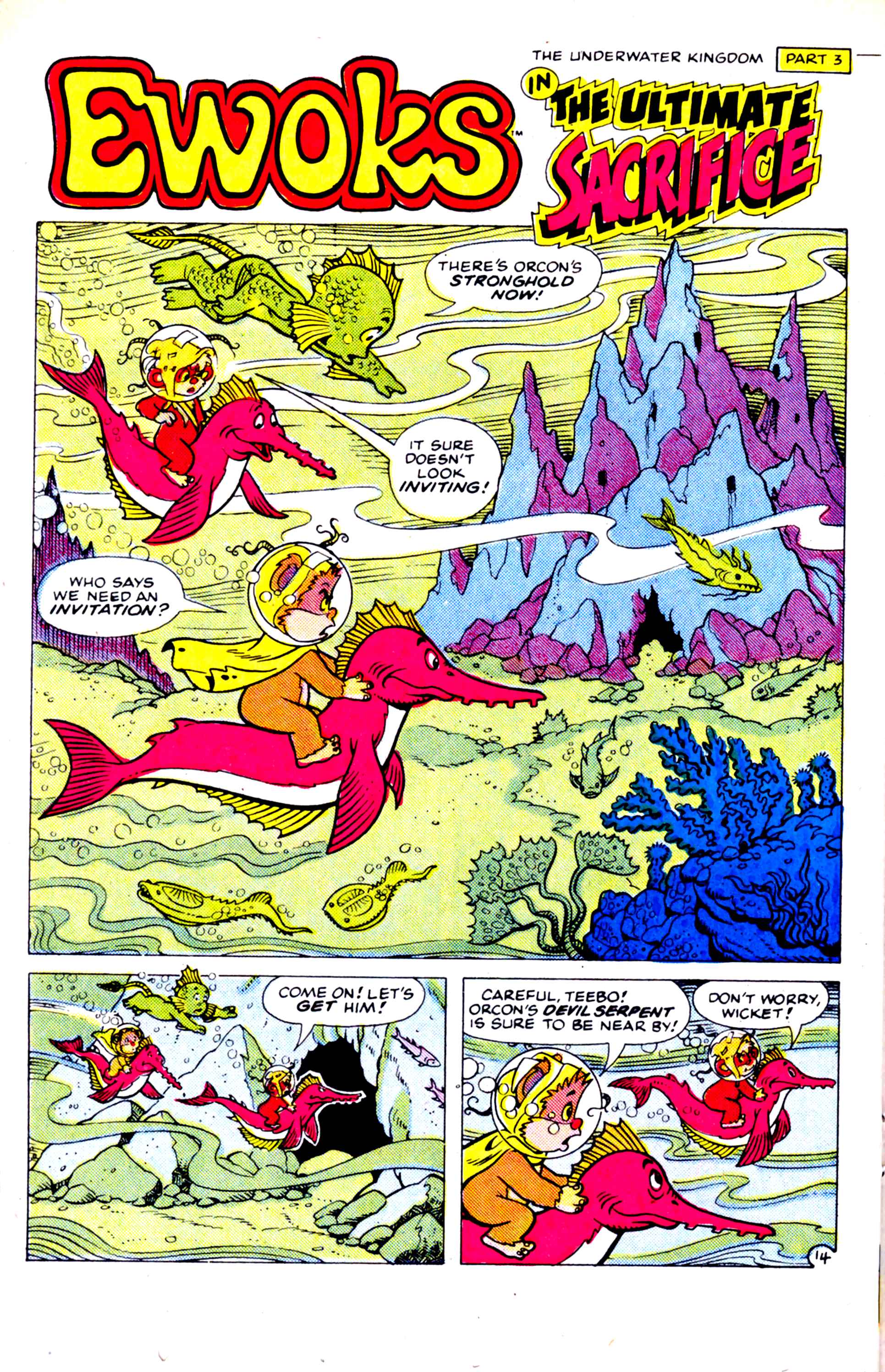 Read online Ewoks (1987) comic -  Issue #9 - 15