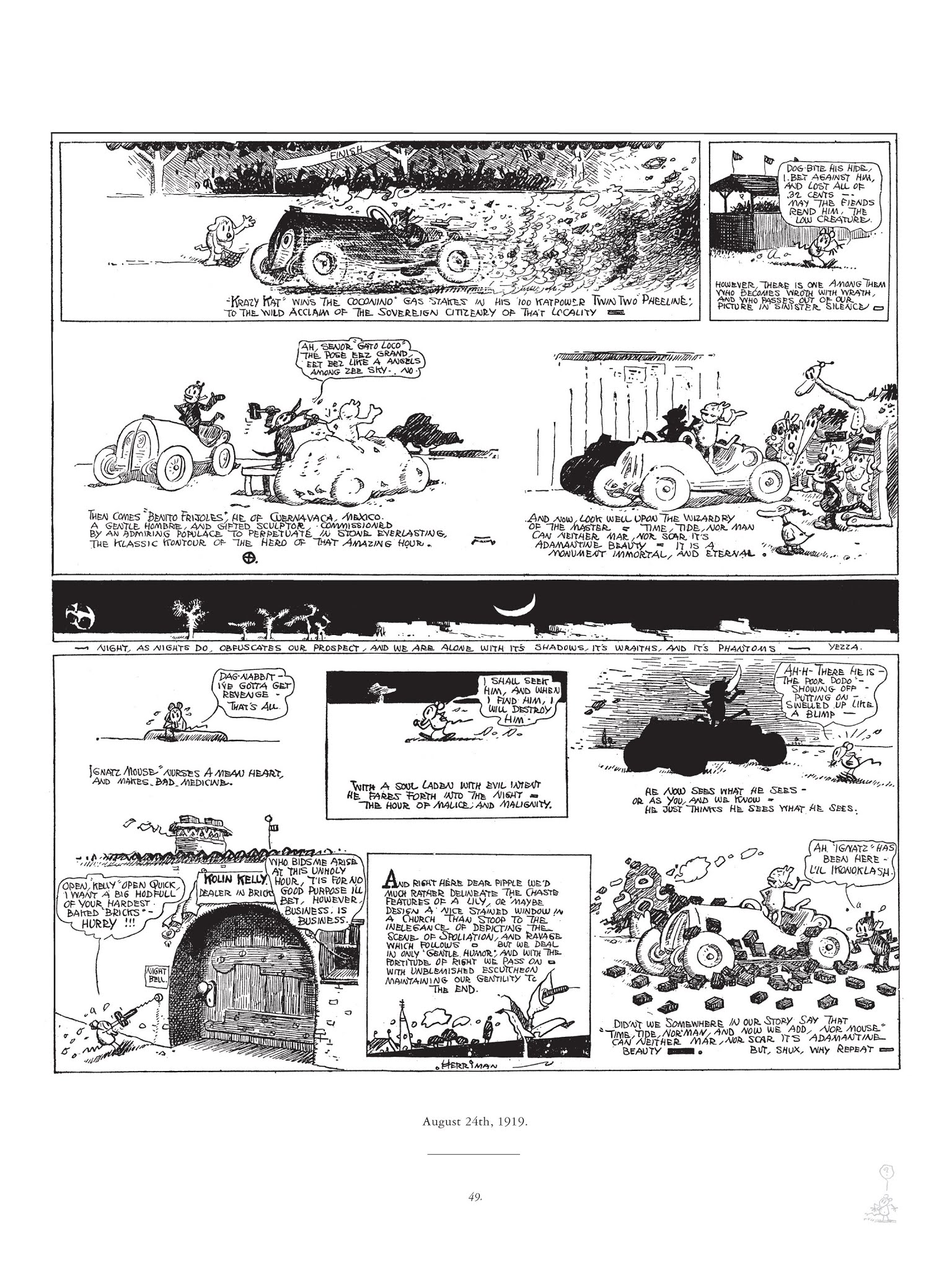 Read online Krazy & Ignatz comic -  Issue # TPB 2 - 49