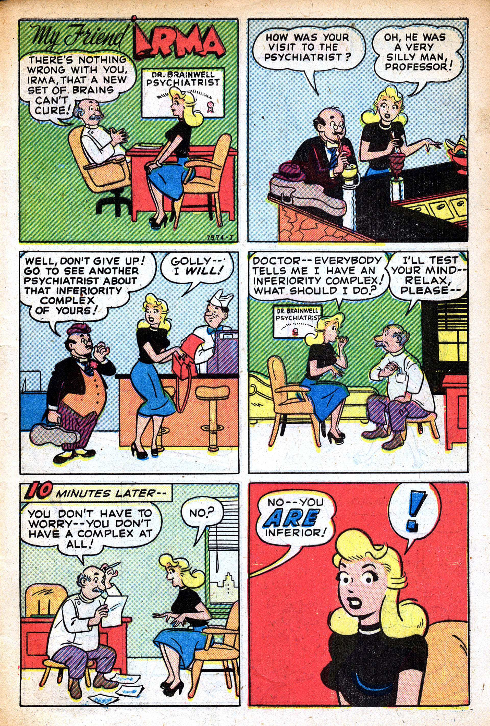 Read online My Friend Irma comic -  Issue #8 - 47