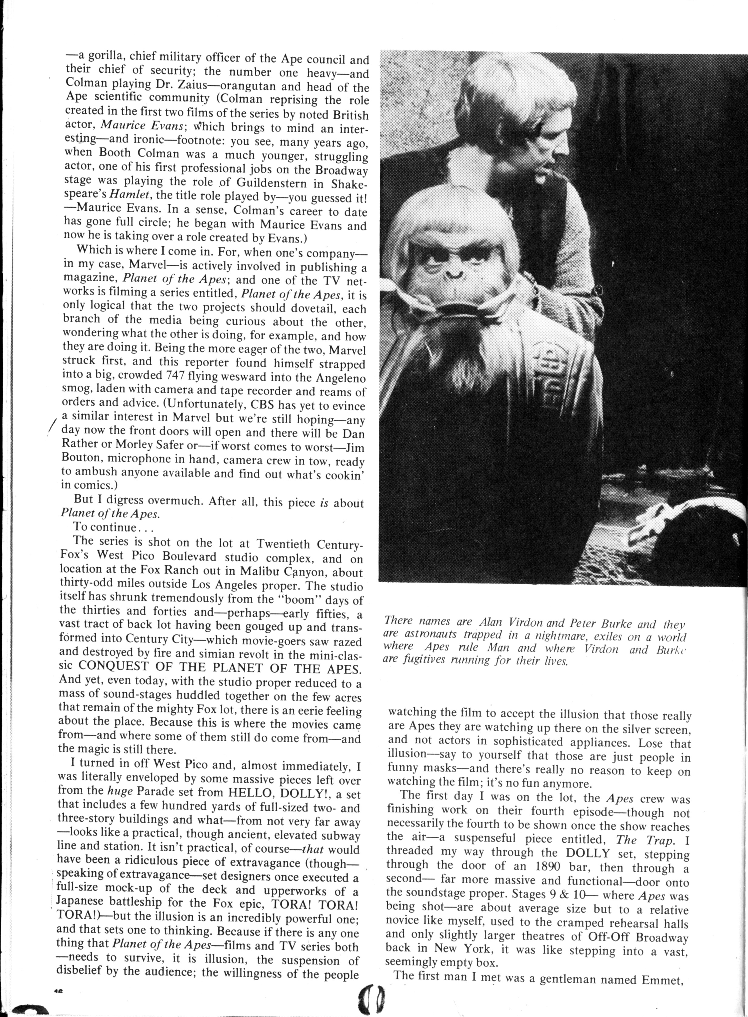 Read online Planet of the Apes (1974) comic -  Issue #15 - 16