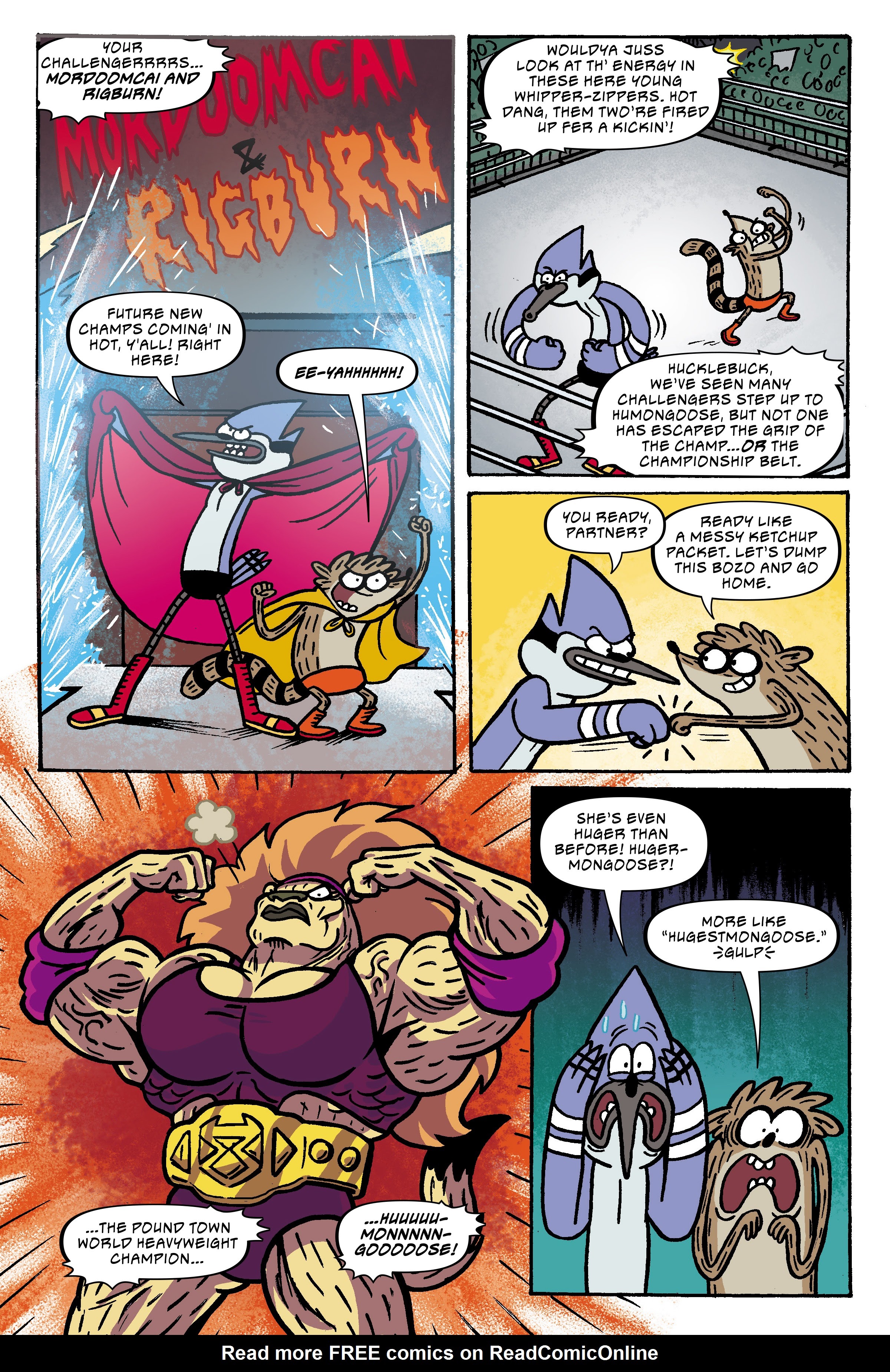 Read online Regular Show: Wrasslesplosion comic -  Issue # TPB - 79