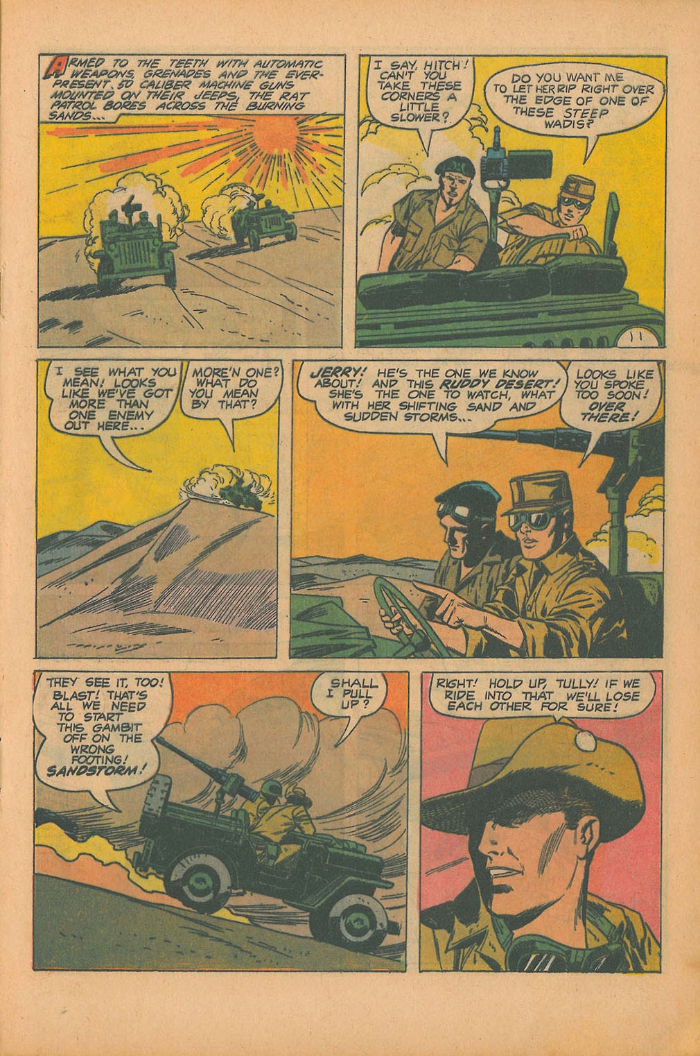 Read online The Rat Patrol comic -  Issue #6 - 7