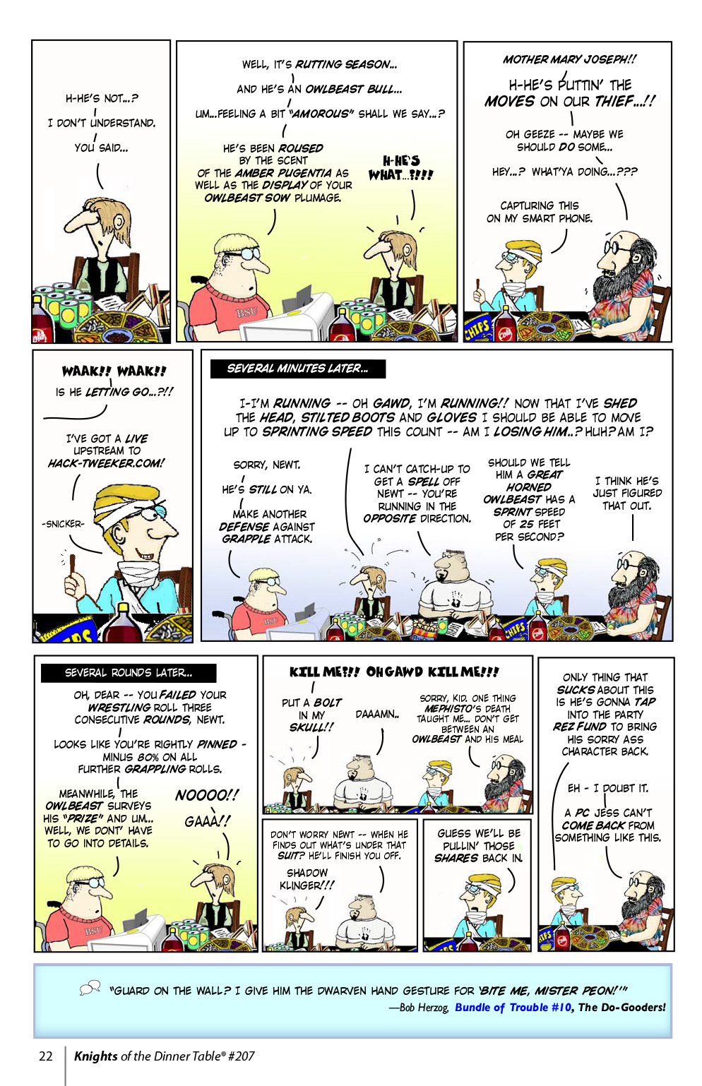 Read online Knights of the Dinner Table comic -  Issue #207 - 24