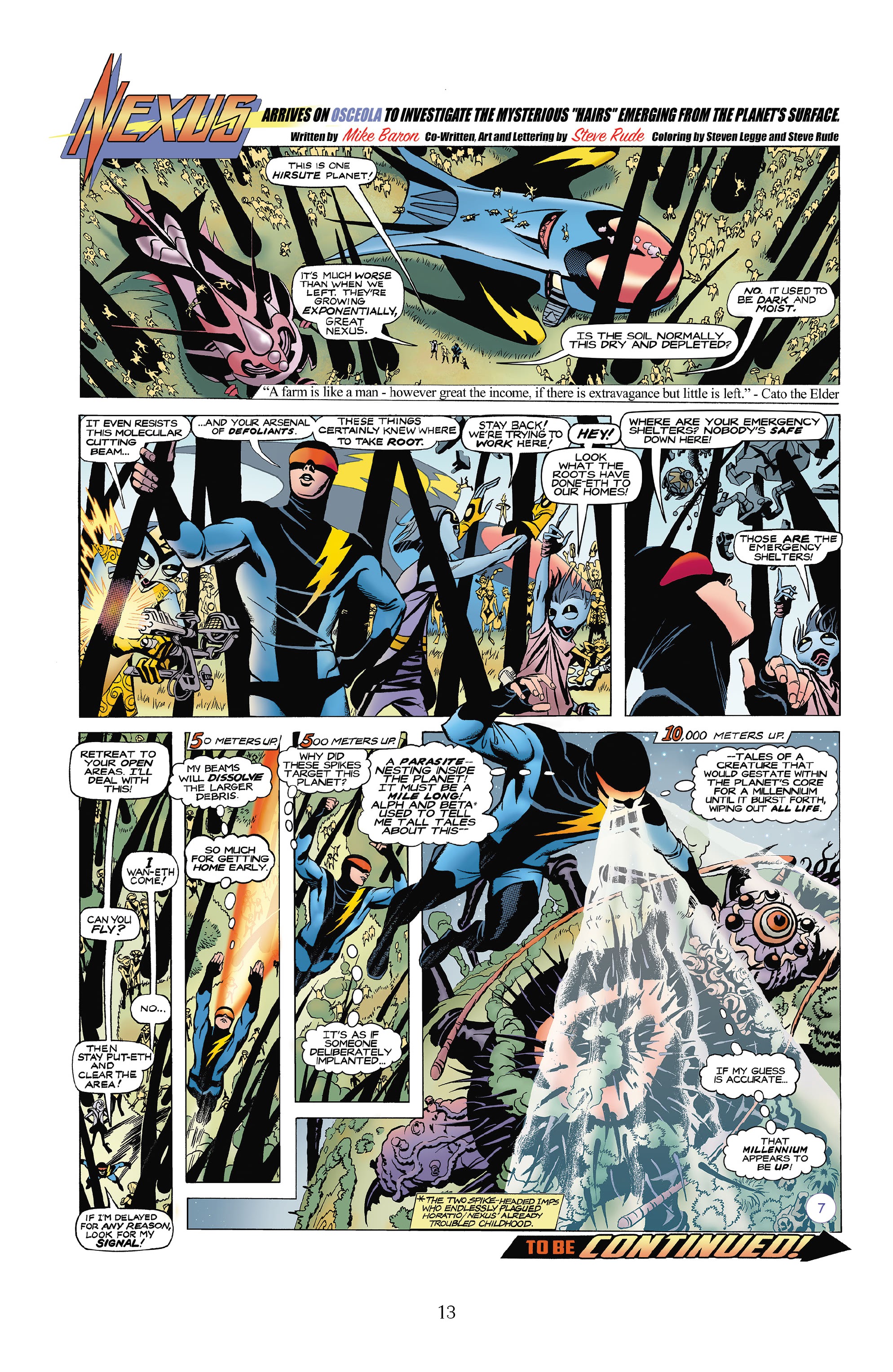 Read online Nexus Newspaper Strips: The Coming of Gourmando comic -  Issue # TPB (Part 1) - 12