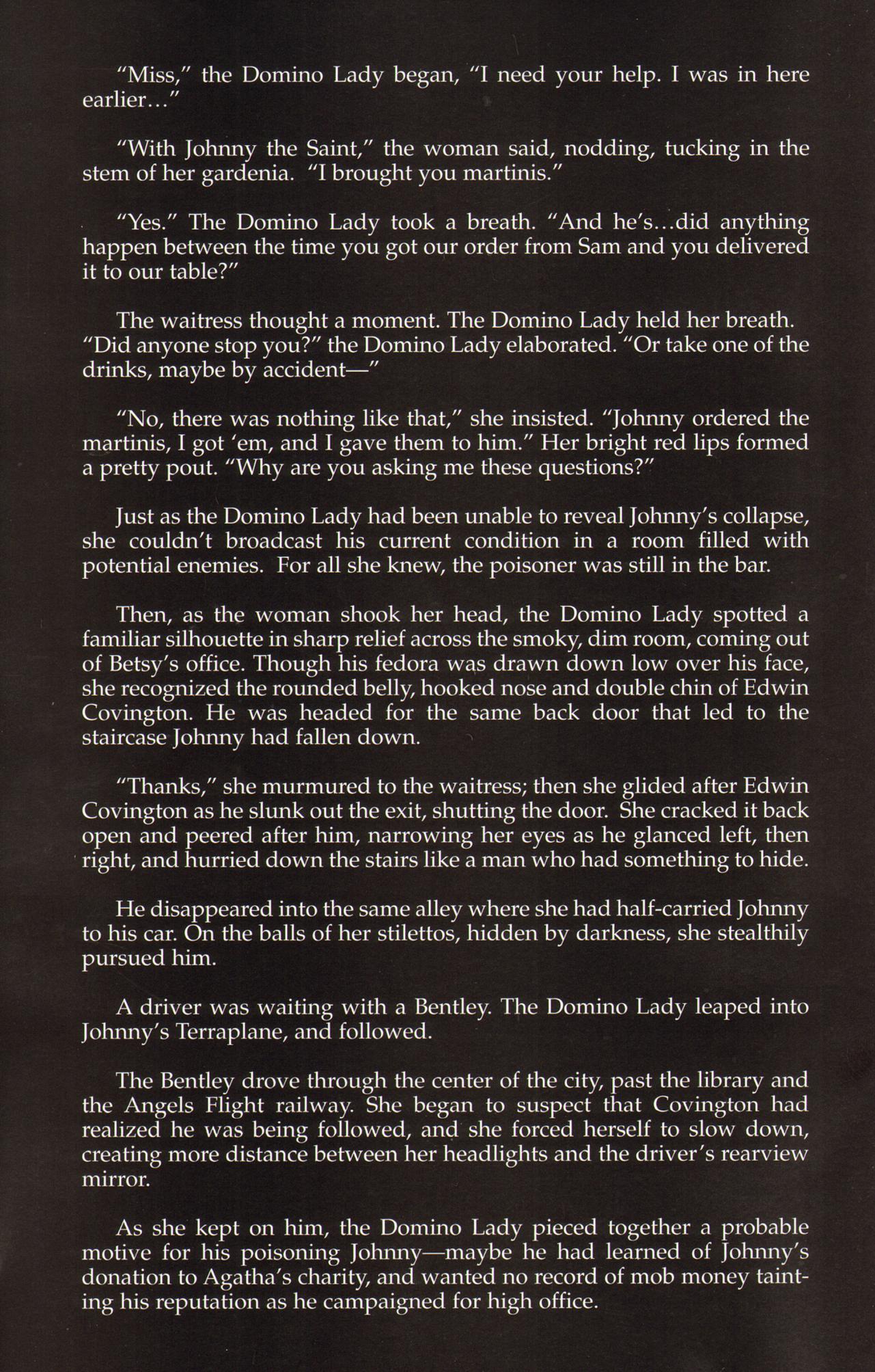 Read online Domino Lady Noir comic -  Issue # Full - 12