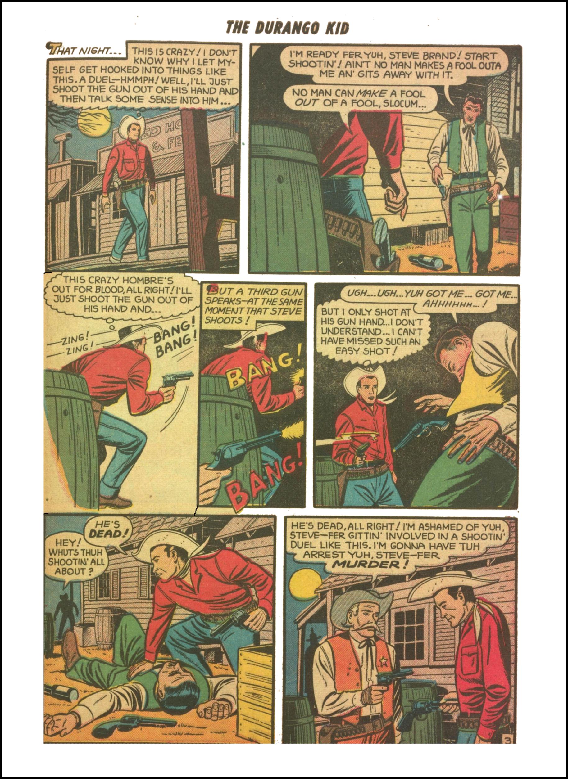 Read online Charles Starrett as The Durango Kid comic -  Issue #27 - 29
