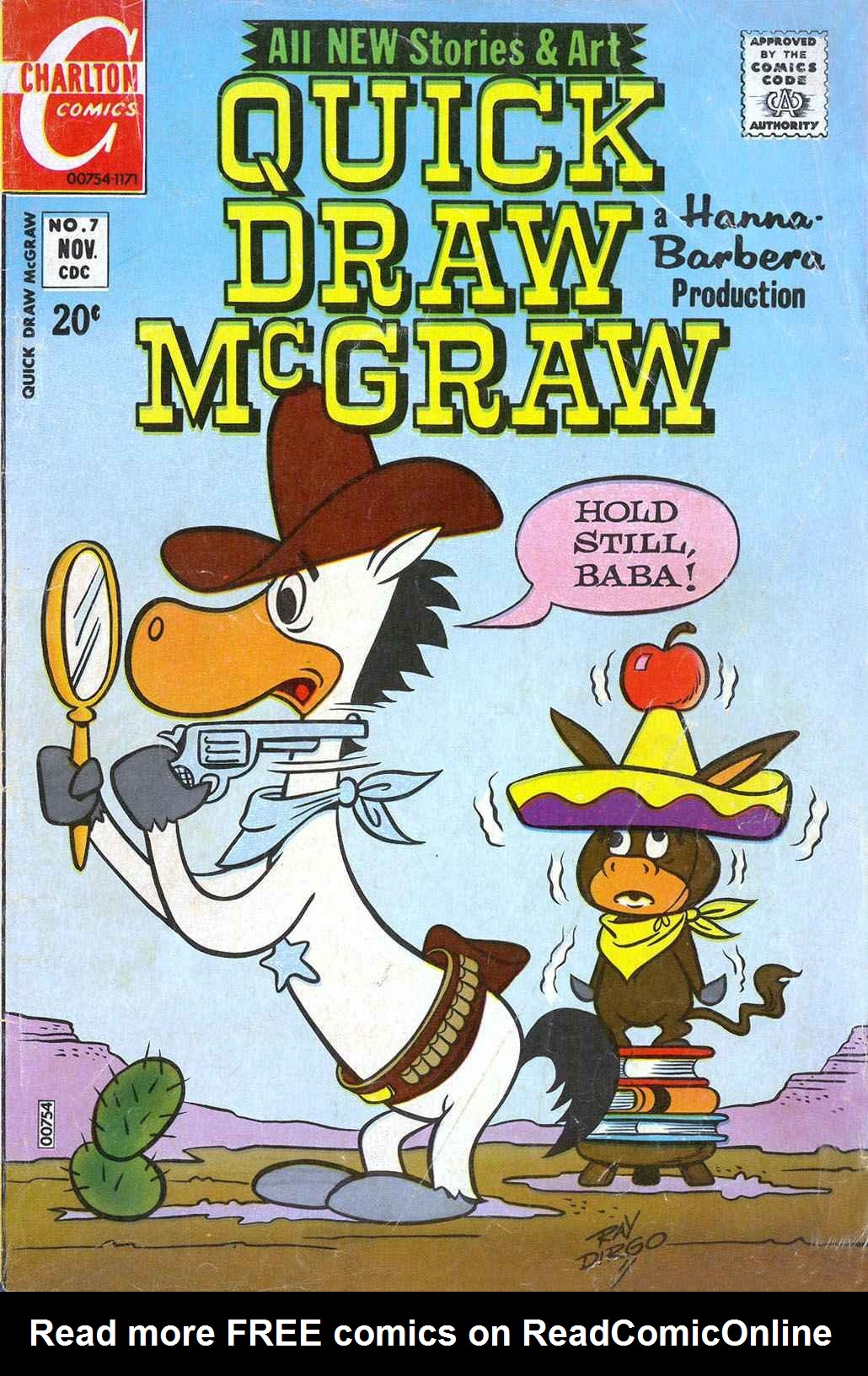Read online Quick Draw McGraw comic -  Issue #7 - 1