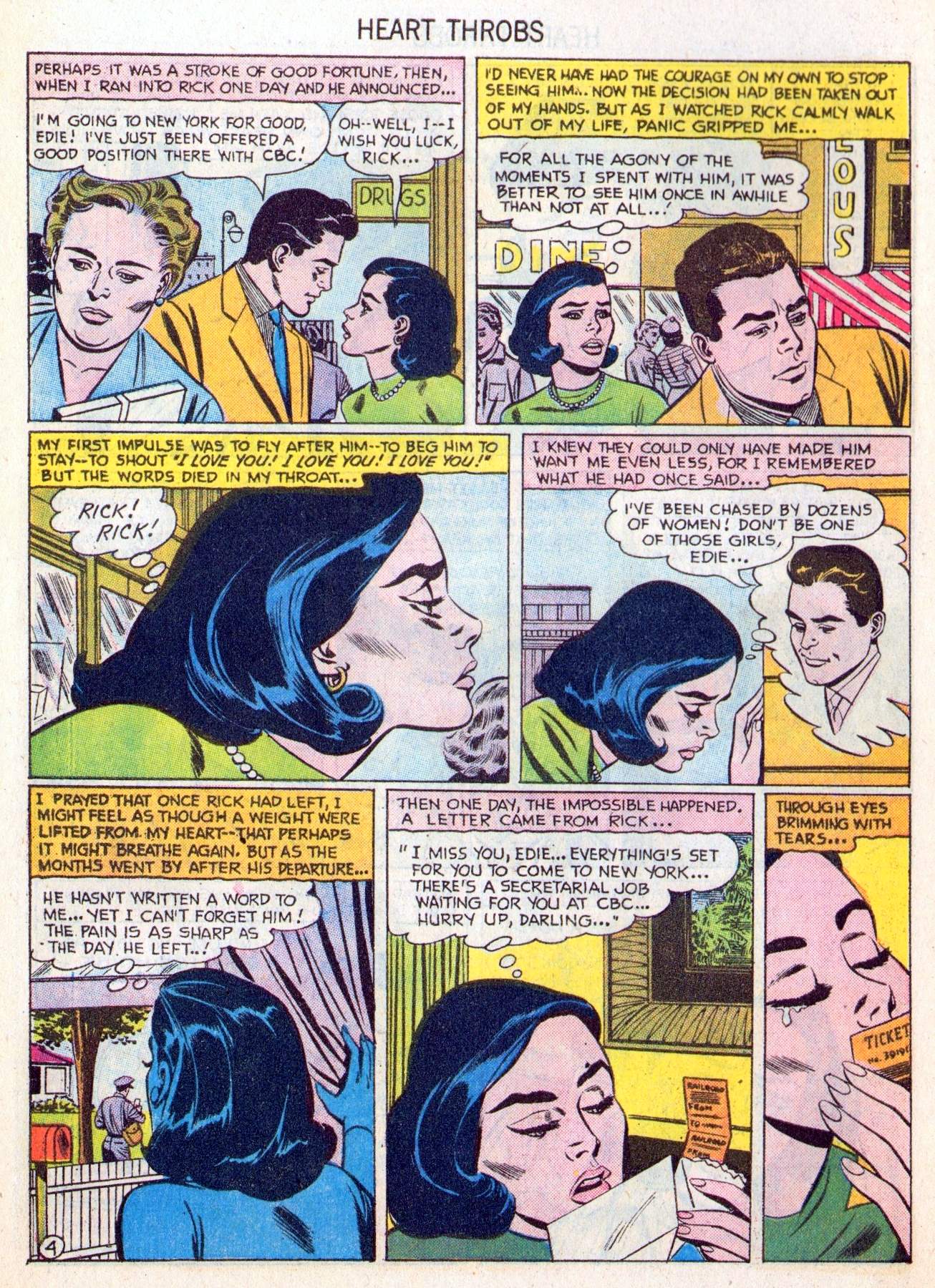 Read online Heart Throbs comic -  Issue #48 - 6