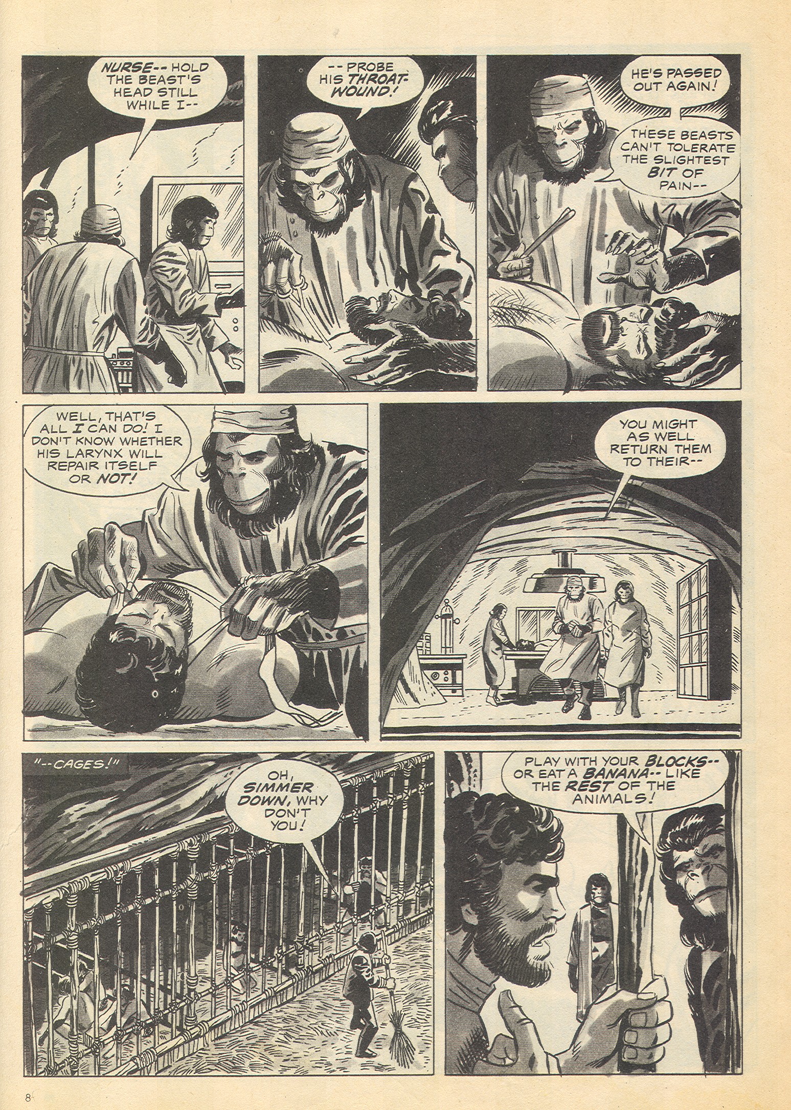 Read online Planet of the Apes (1974) comic -  Issue #2 - 8