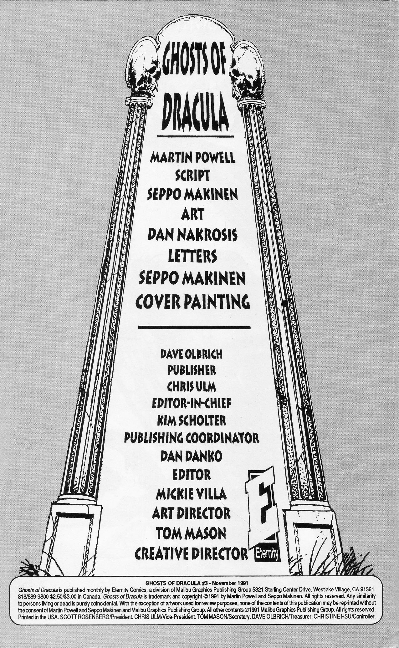 Read online Ghosts of Dracula comic -  Issue #3 - 2