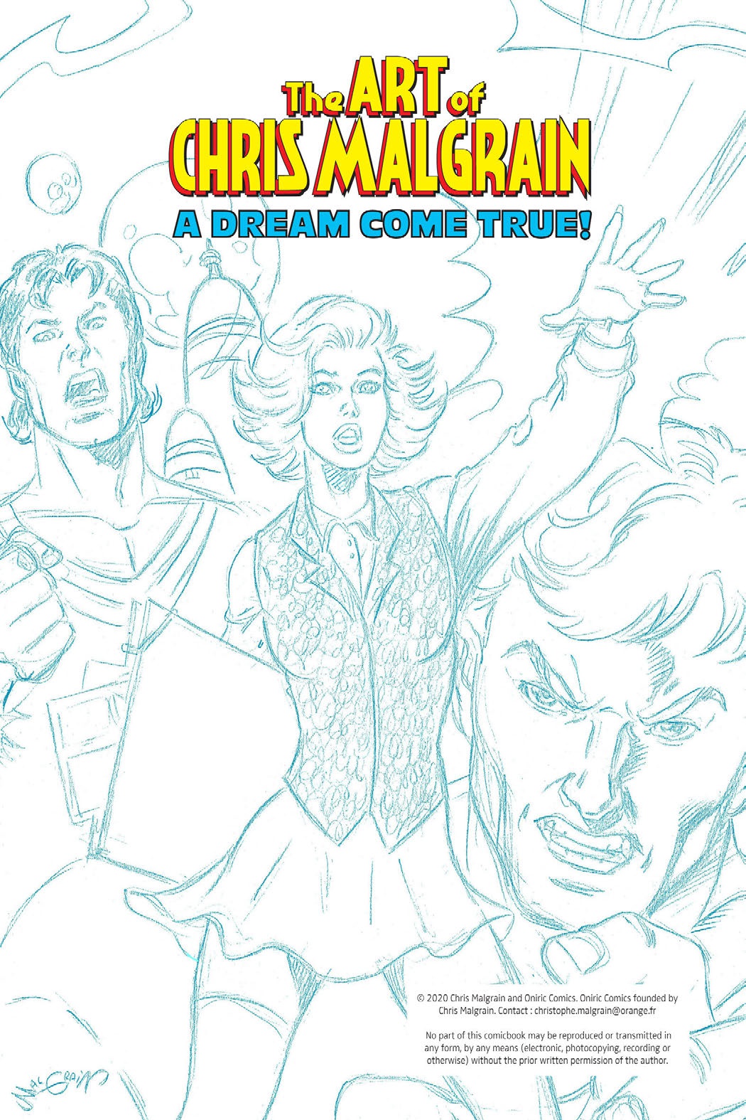 Read online The Art of Chris Malgrain comic -  Issue #1 - 2