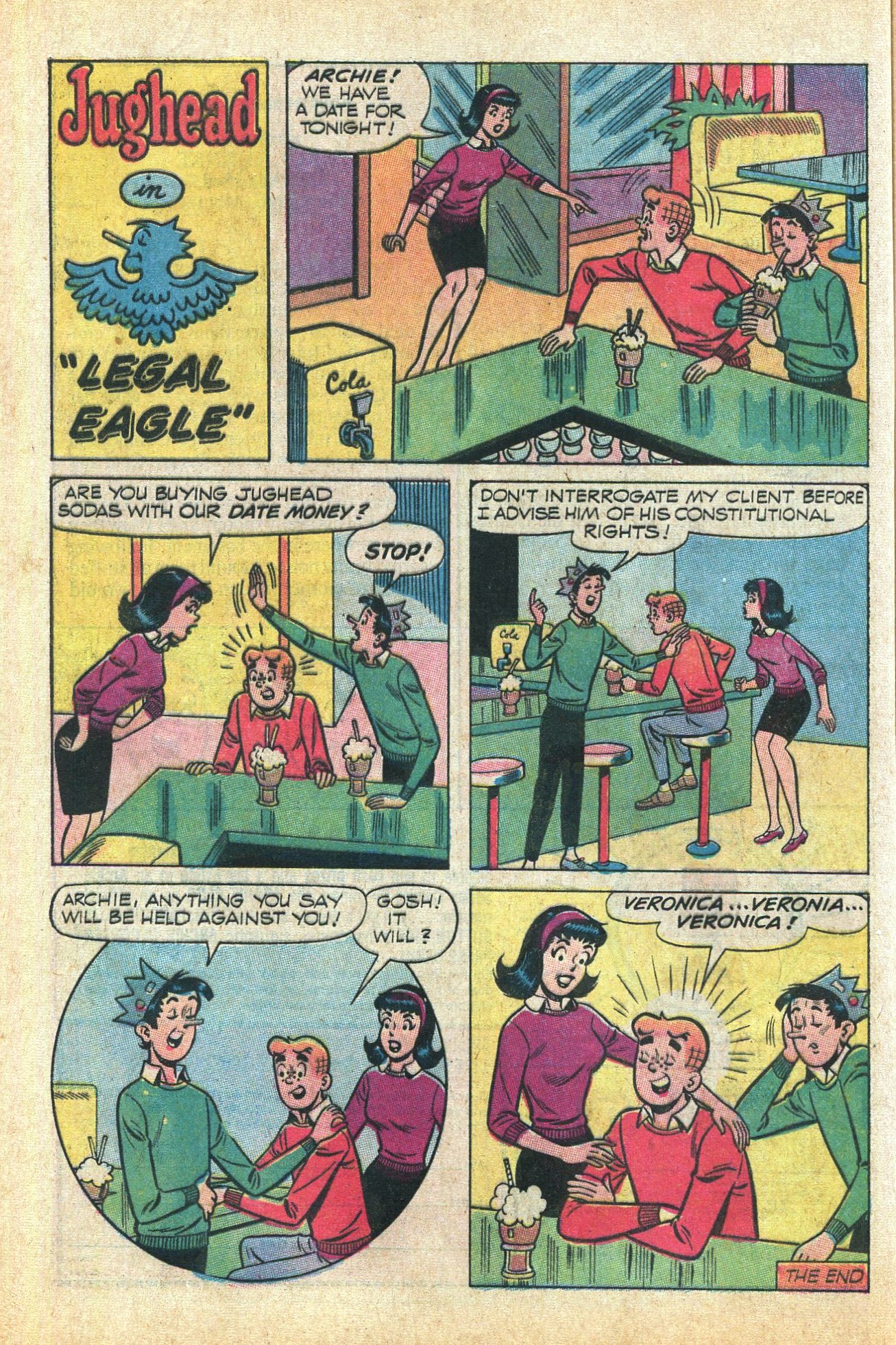Read online Jughead's Jokes comic -  Issue #20 - 38