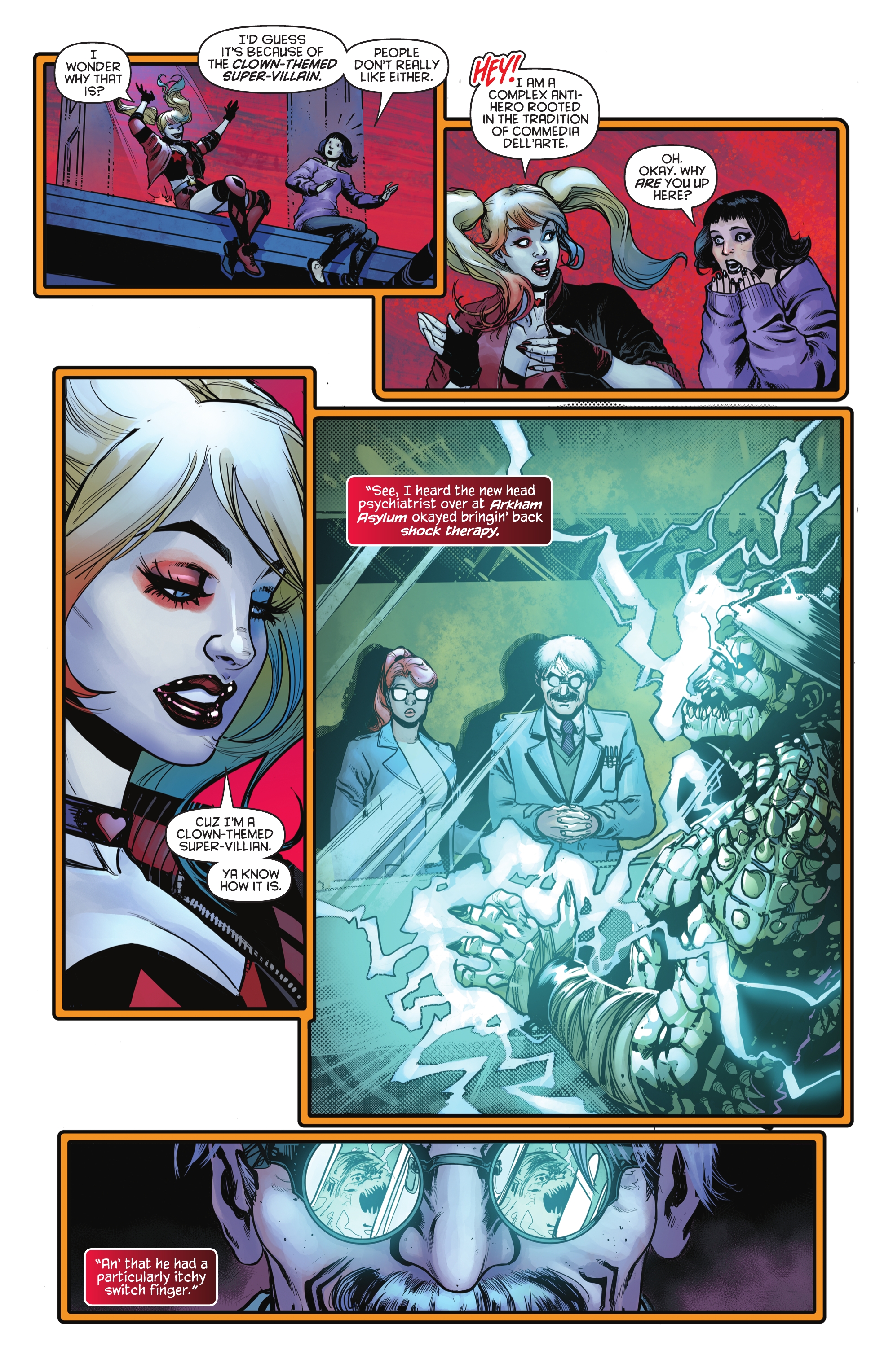 Read online Harley Quinn: The Arkham Asylum Files comic -  Issue #1 - 5