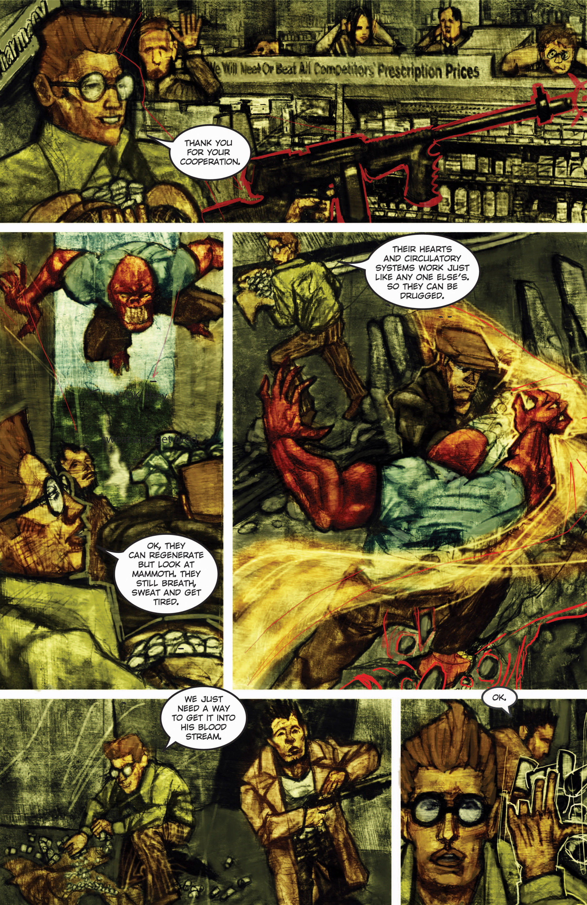 Read online Trenchcoats, Cigarettes and Shotguns comic -  Issue #3 - 5