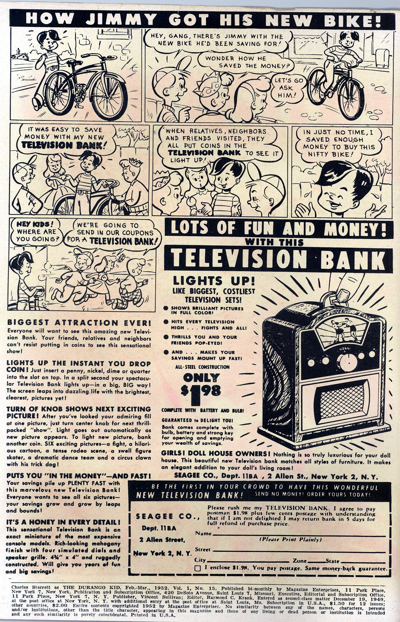 Read online Charles Starrett as The Durango Kid comic -  Issue #15 - 2