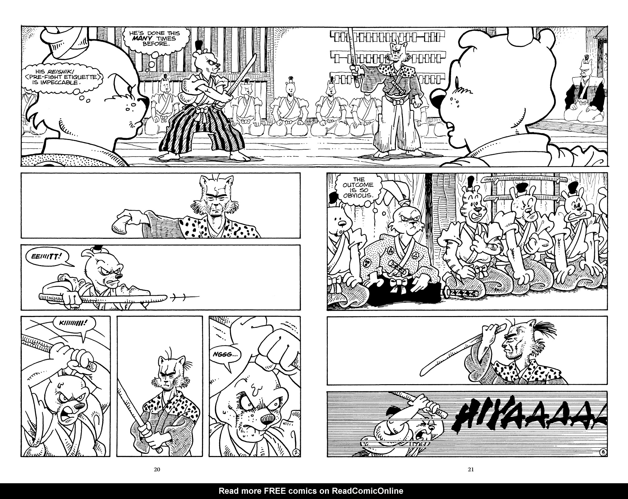 Read online The Usagi Yojimbo Saga comic -  Issue # TPB 2 - 21