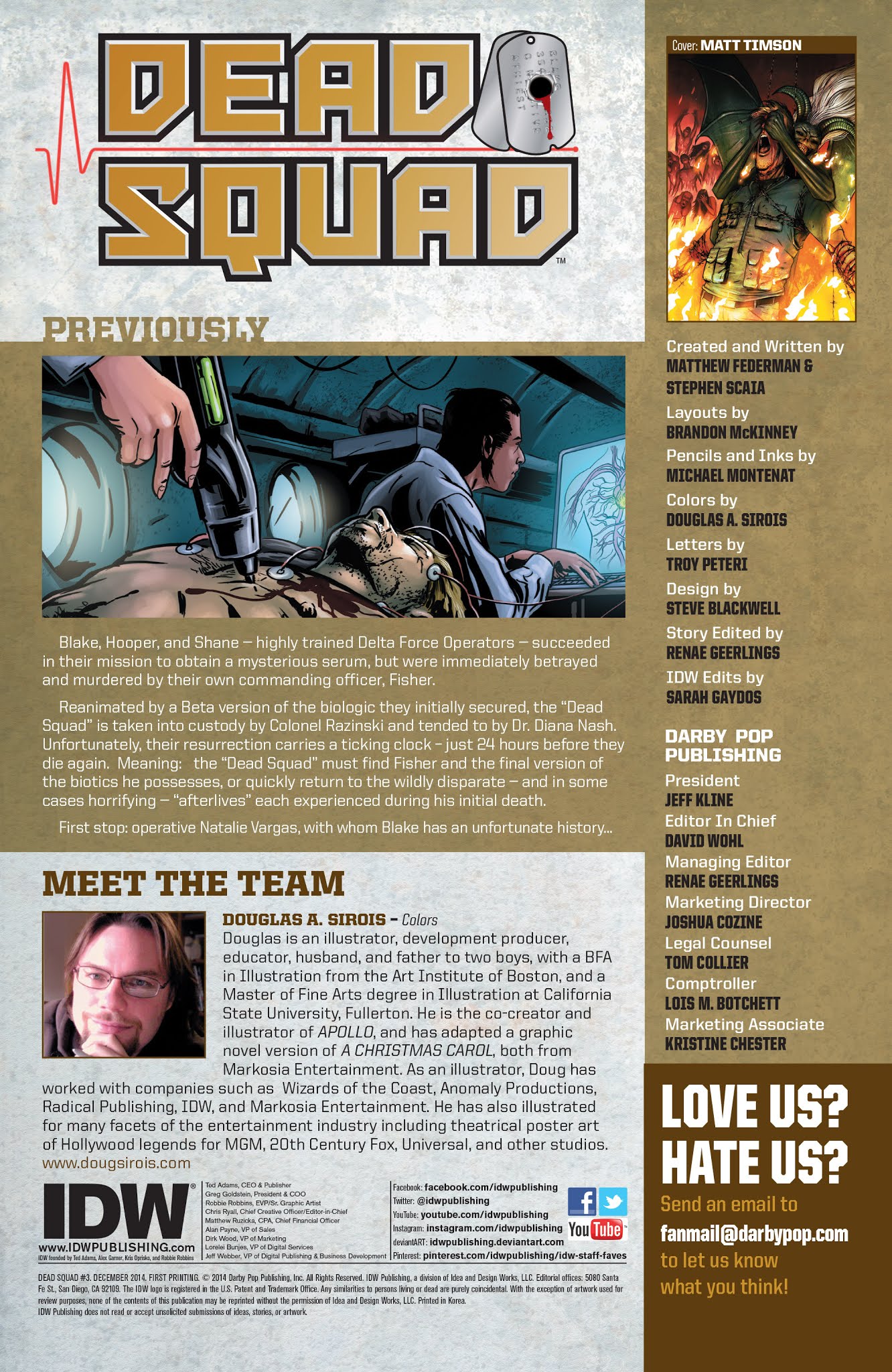 Read online Dead Squad comic -  Issue #3 - 2