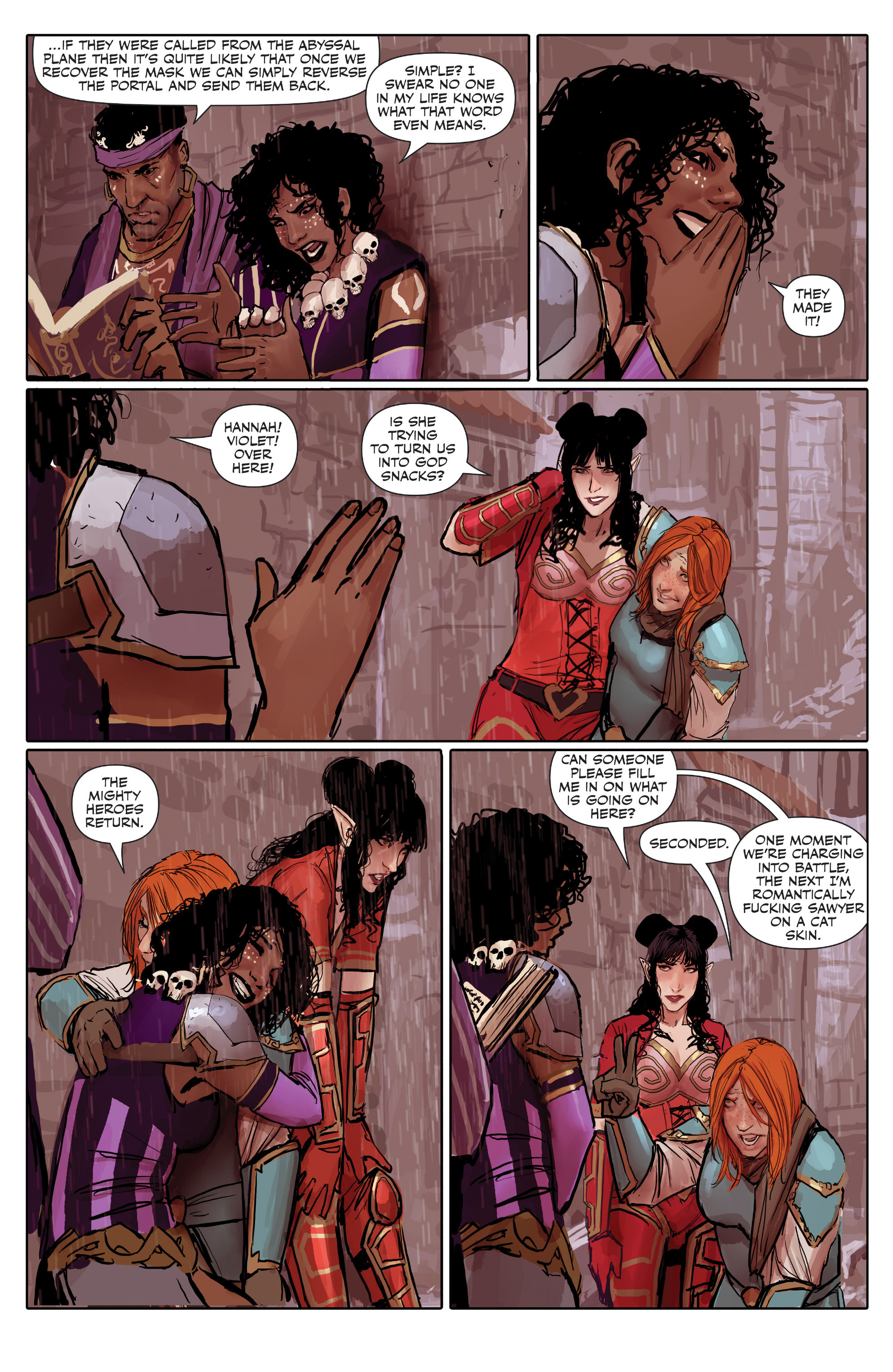 Read online Rat Queens (2013) comic -  Issue # _TPB 2 - Far Reaching Tentacles of N'rygoth - 87