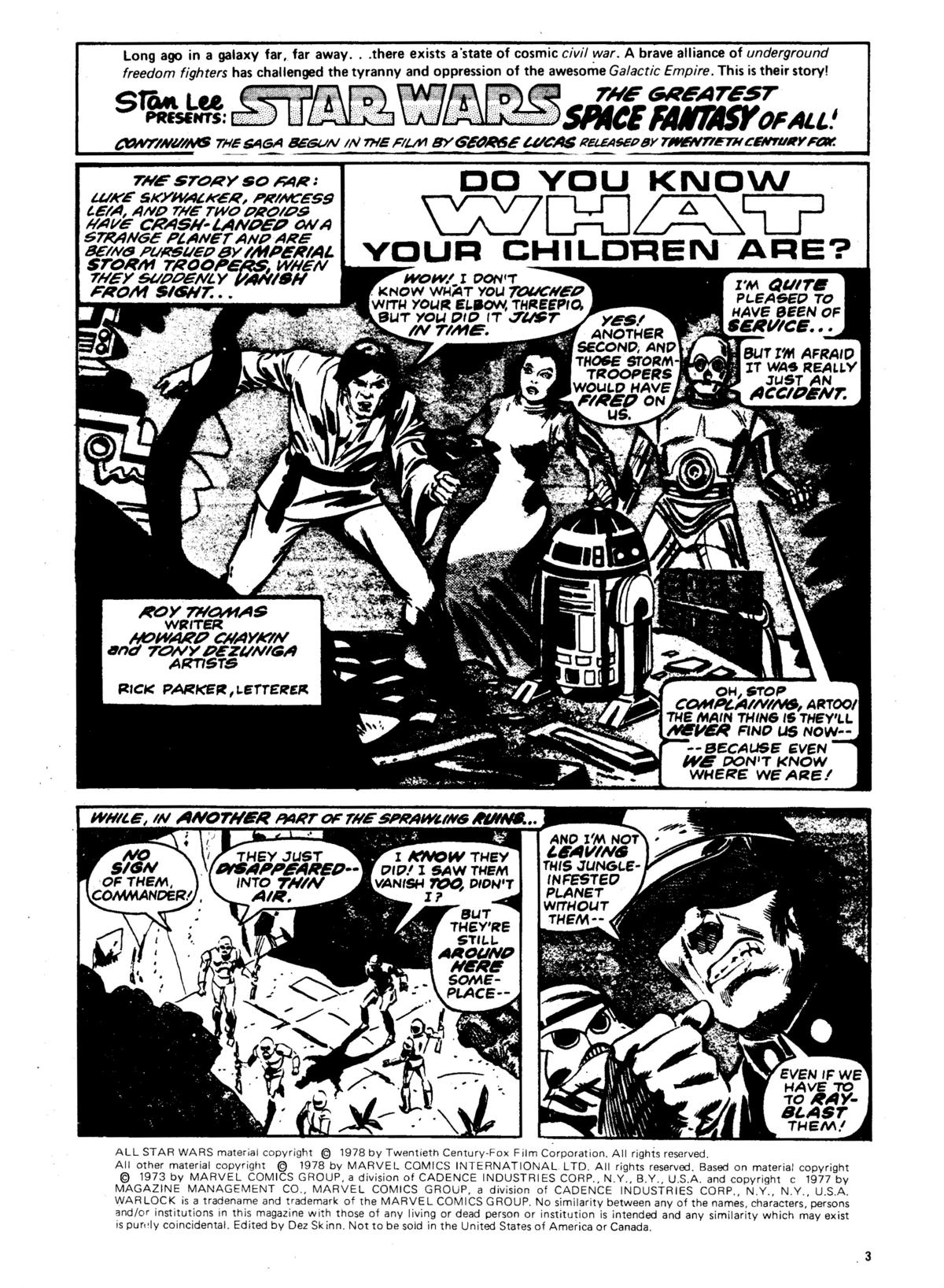 Read online Star Wars Weekly comic -  Issue #49 - 3