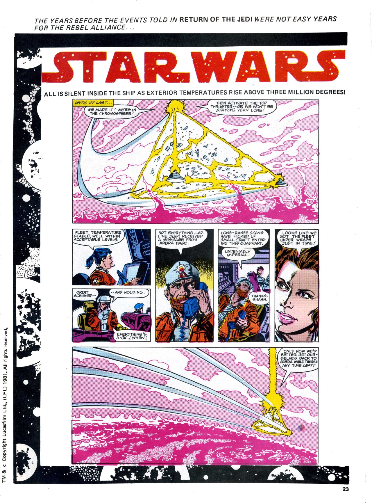 Read online Return of the Jedi comic -  Issue #103 - 23