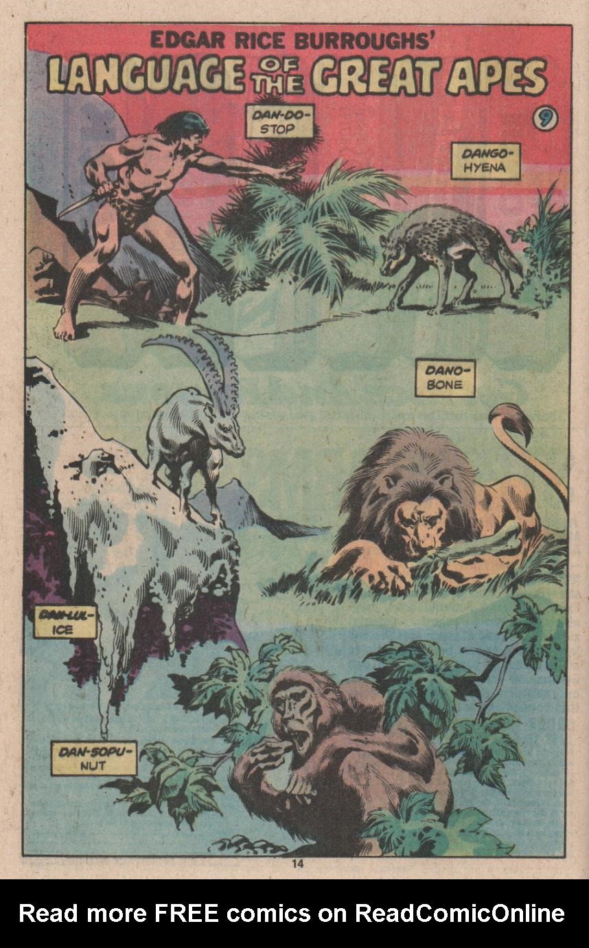 Read online Tarzan (1977) comic -  Issue #11 - 9