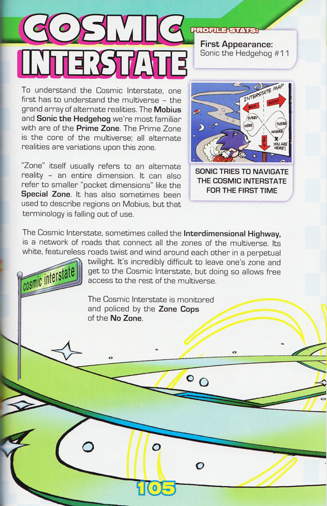 Read online Sonic the Hedgehog: The Complete Sonic Comic Encyclopedia comic -  Issue # TPB - 107