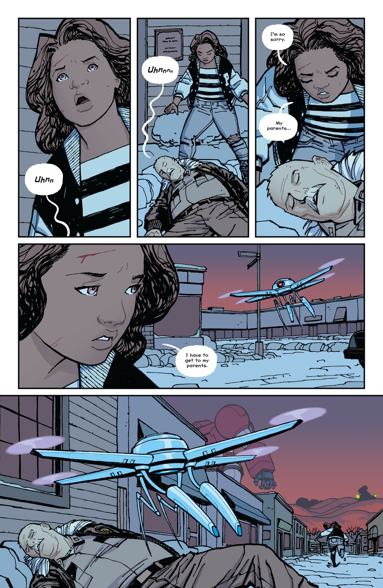 Read online Paper Girls comic -  Issue #17 - 18