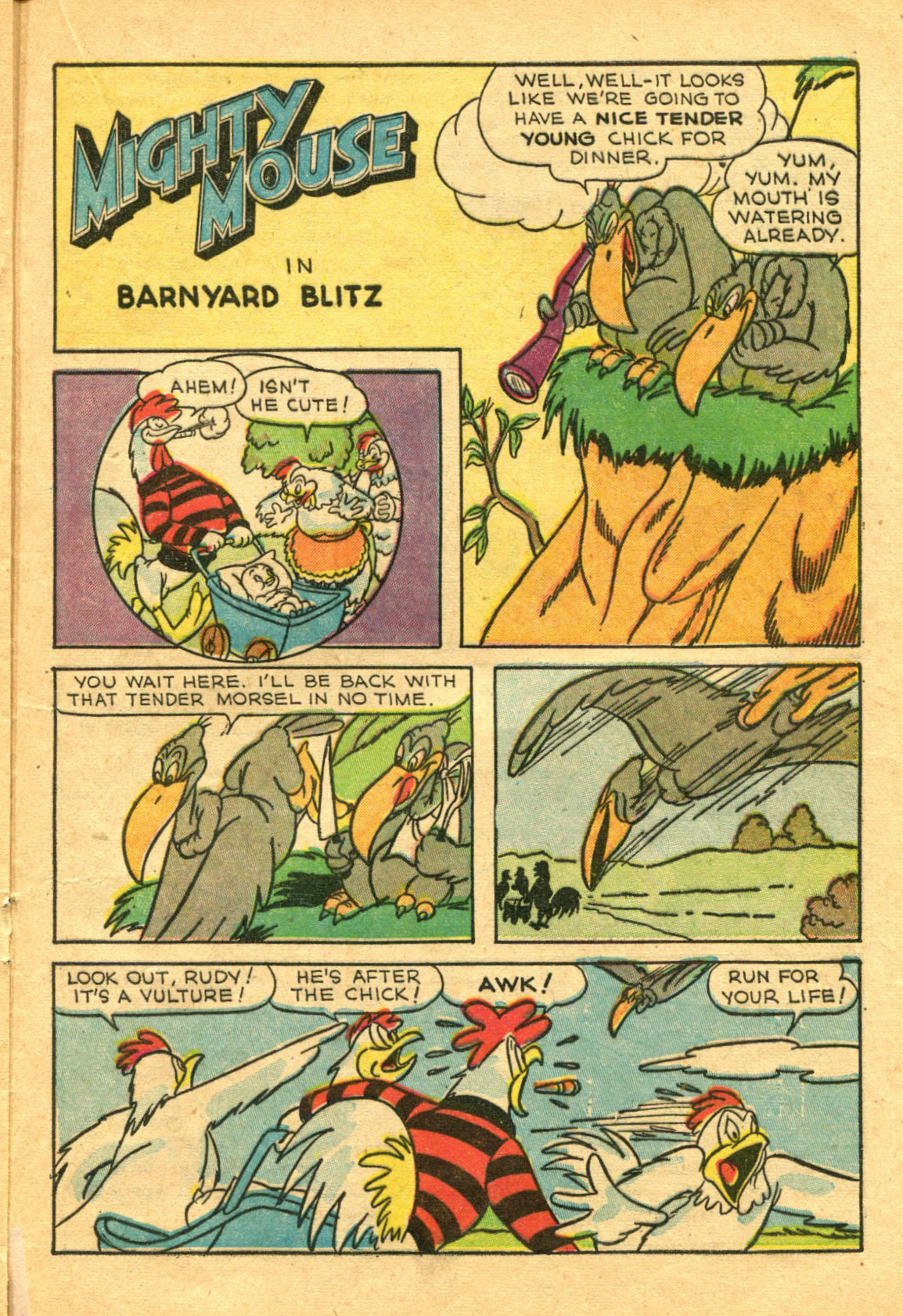 Read online Paul Terry's Mighty Mouse Comics comic -  Issue #8 - 21