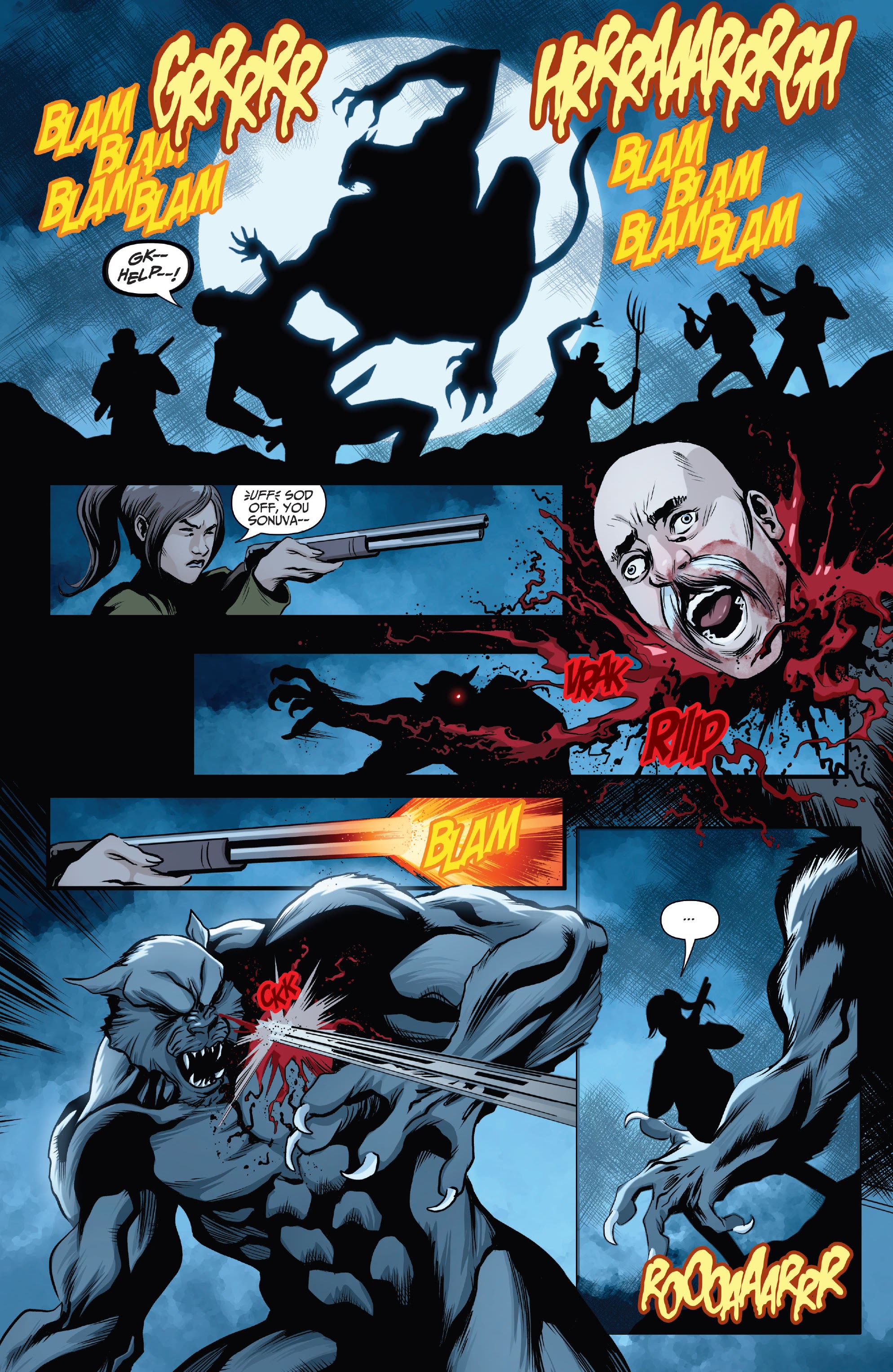 Read online Van Helsing: Beast of Exmoor comic -  Issue # Full - 6