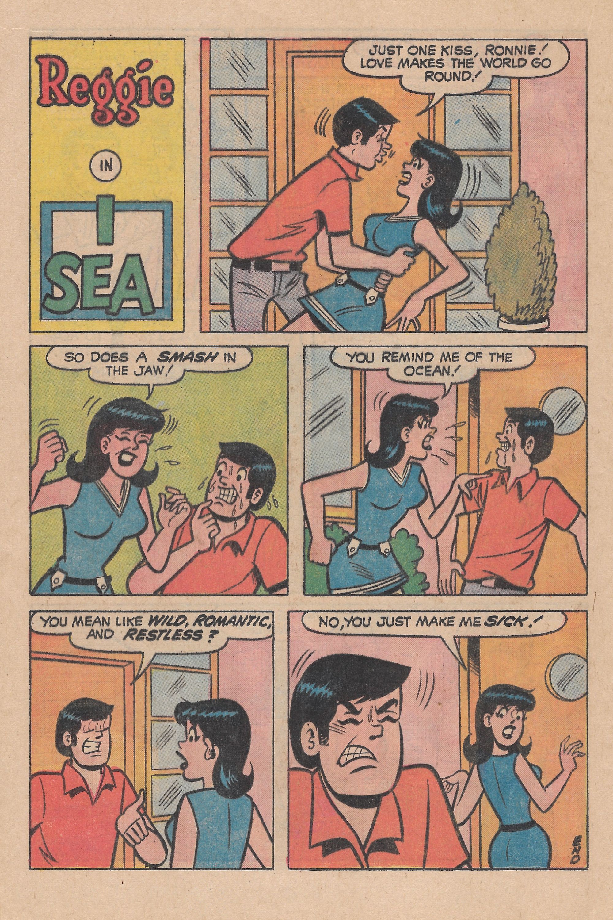 Read online Reggie's Wise Guy Jokes comic -  Issue #26 - 16