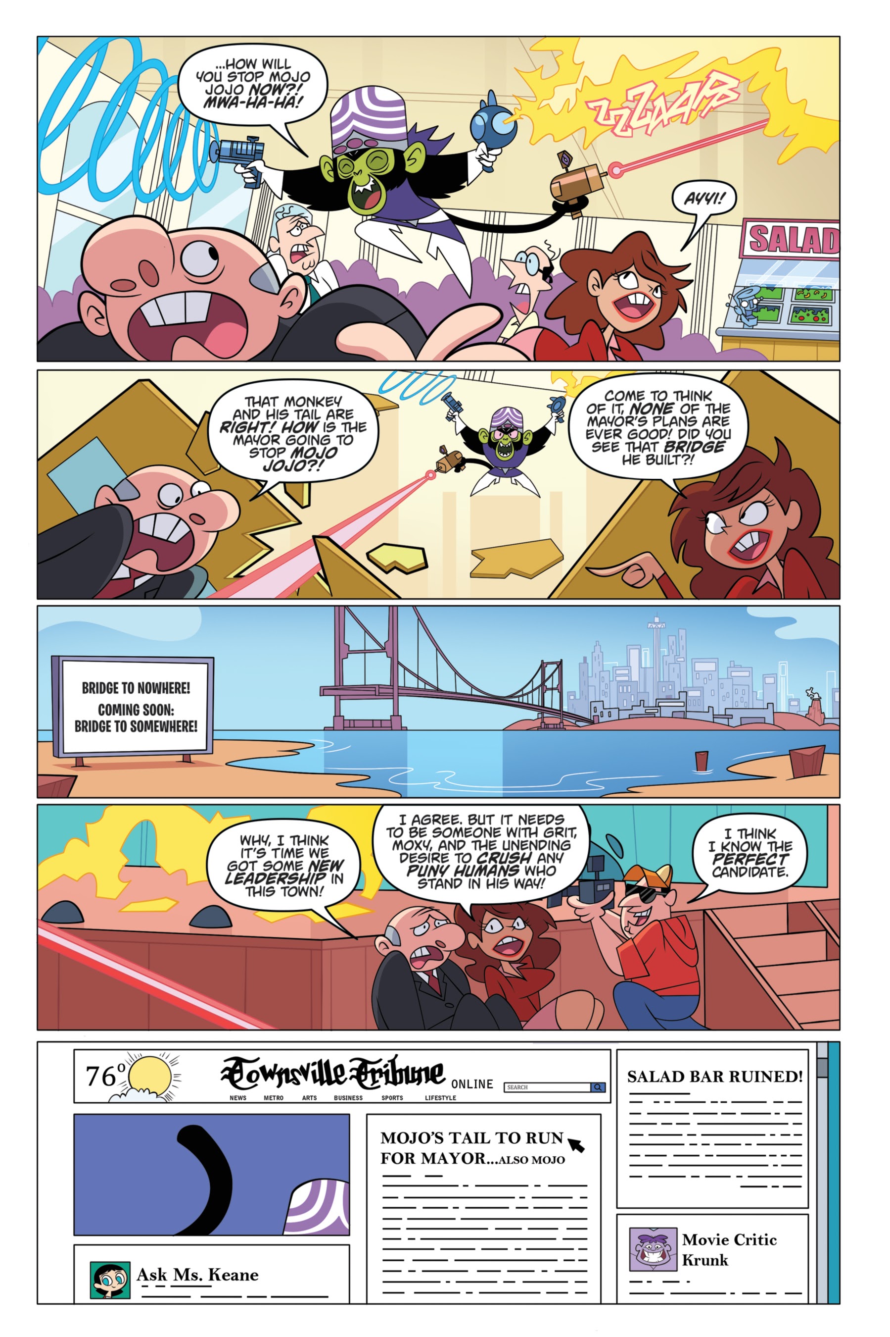 Read online The Powerpuff Girls: Bureau of Bad comic -  Issue # _TPB - 61