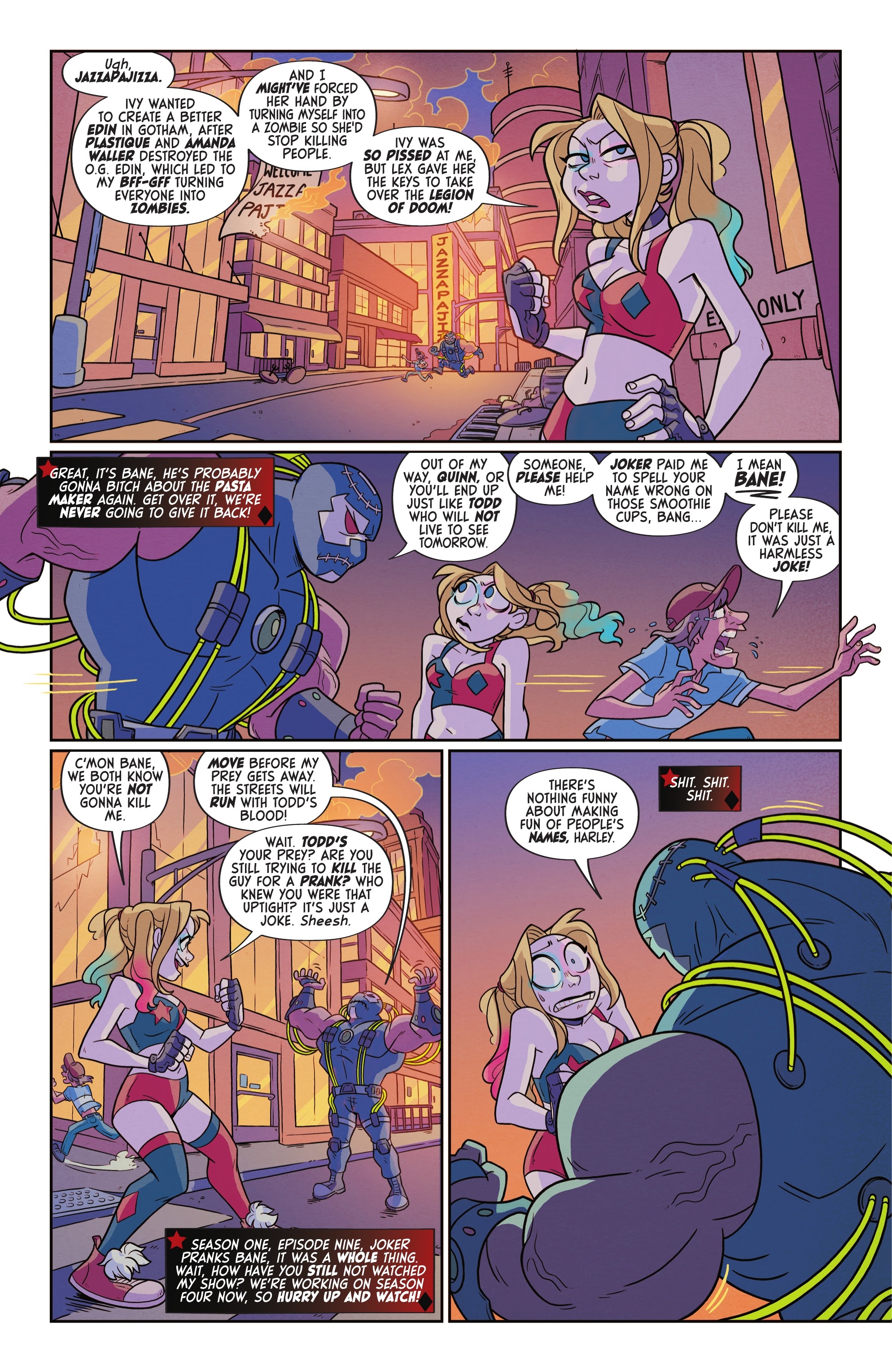 Read online Harley Quinn: The Animated Series: Legion of Bats! comic -  Issue #1 - 4